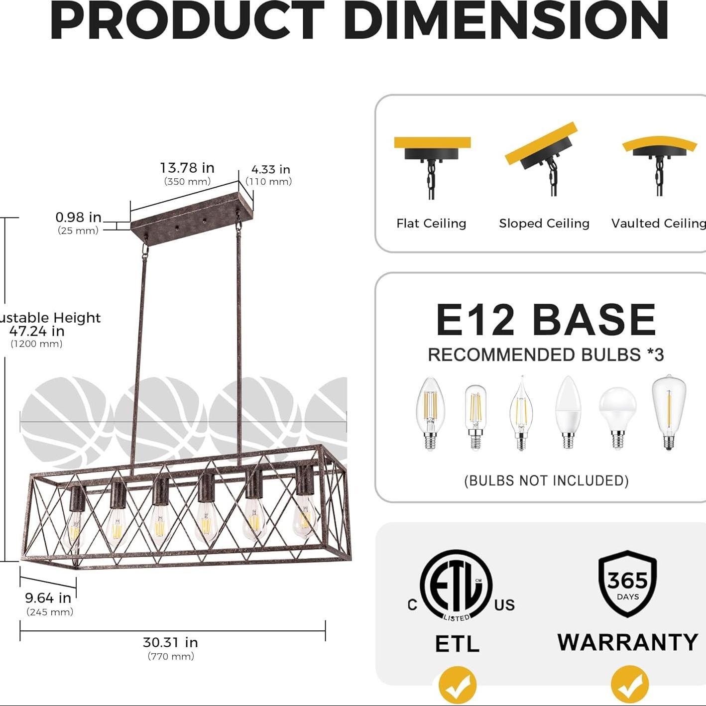 DORESshop LCS-WL-ZX16801FRT Pendant-Lights - View #3