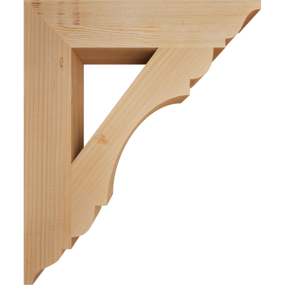 Ekena Millwork BKT04X20X24OLY01SDF Exterior-Brackets-Braces - View #3