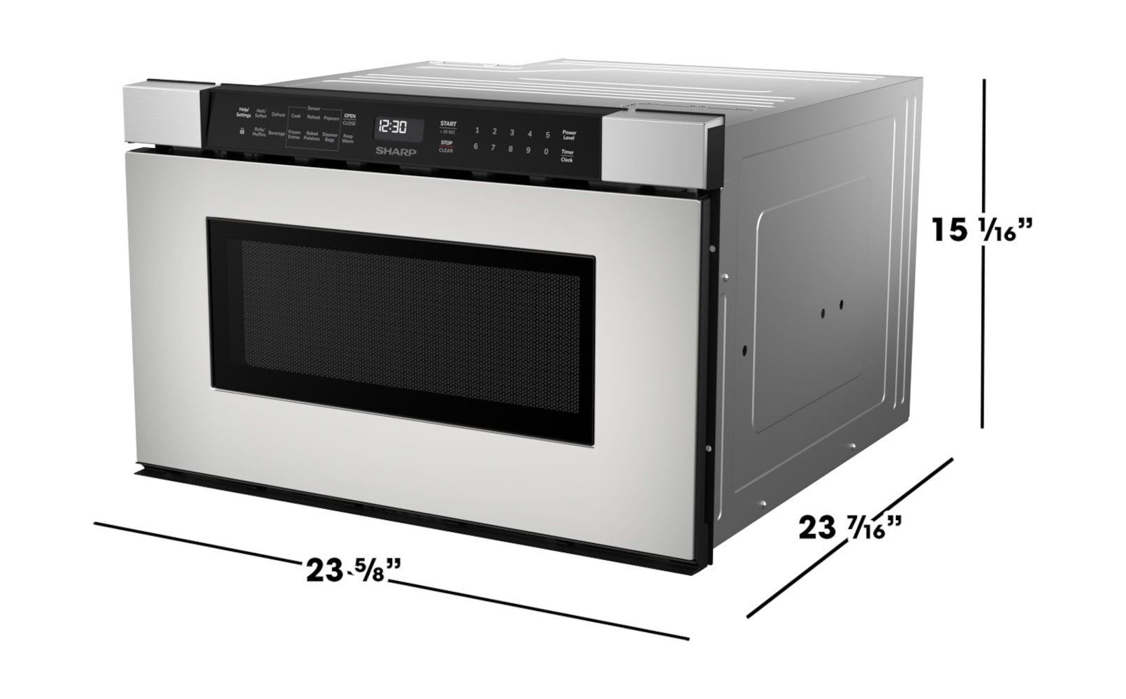Sharp 1.1 Cu. ft. Stainless Steel Convection Over-the-range Microwave Oven