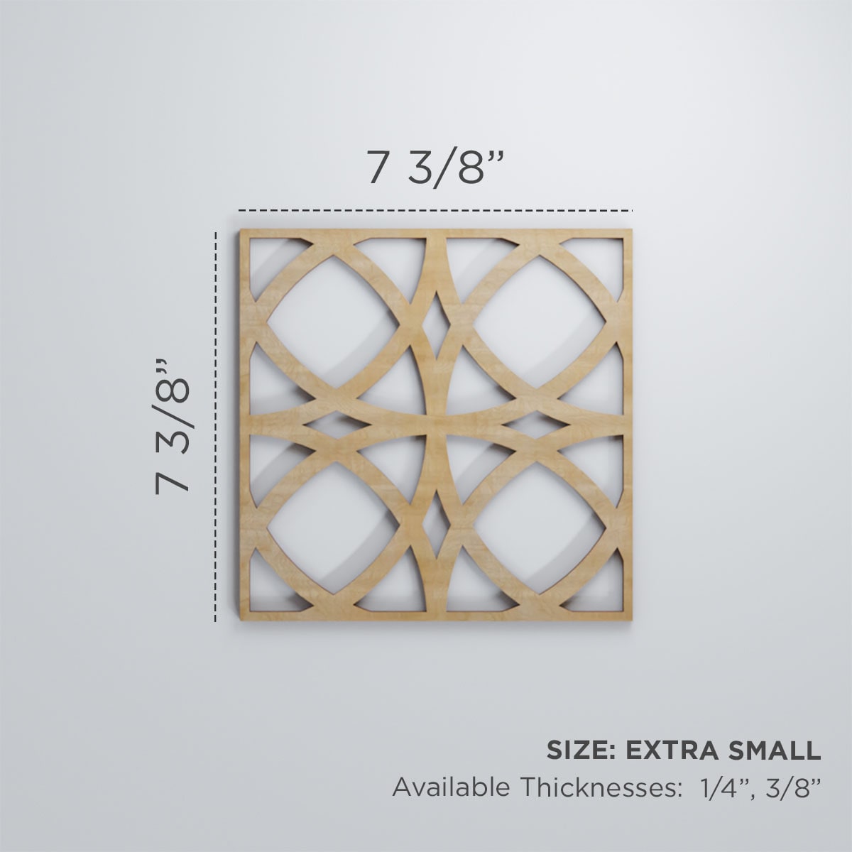 Ekena Millwork WALW08X08X0375FLTCH Wall-Panels - View #3