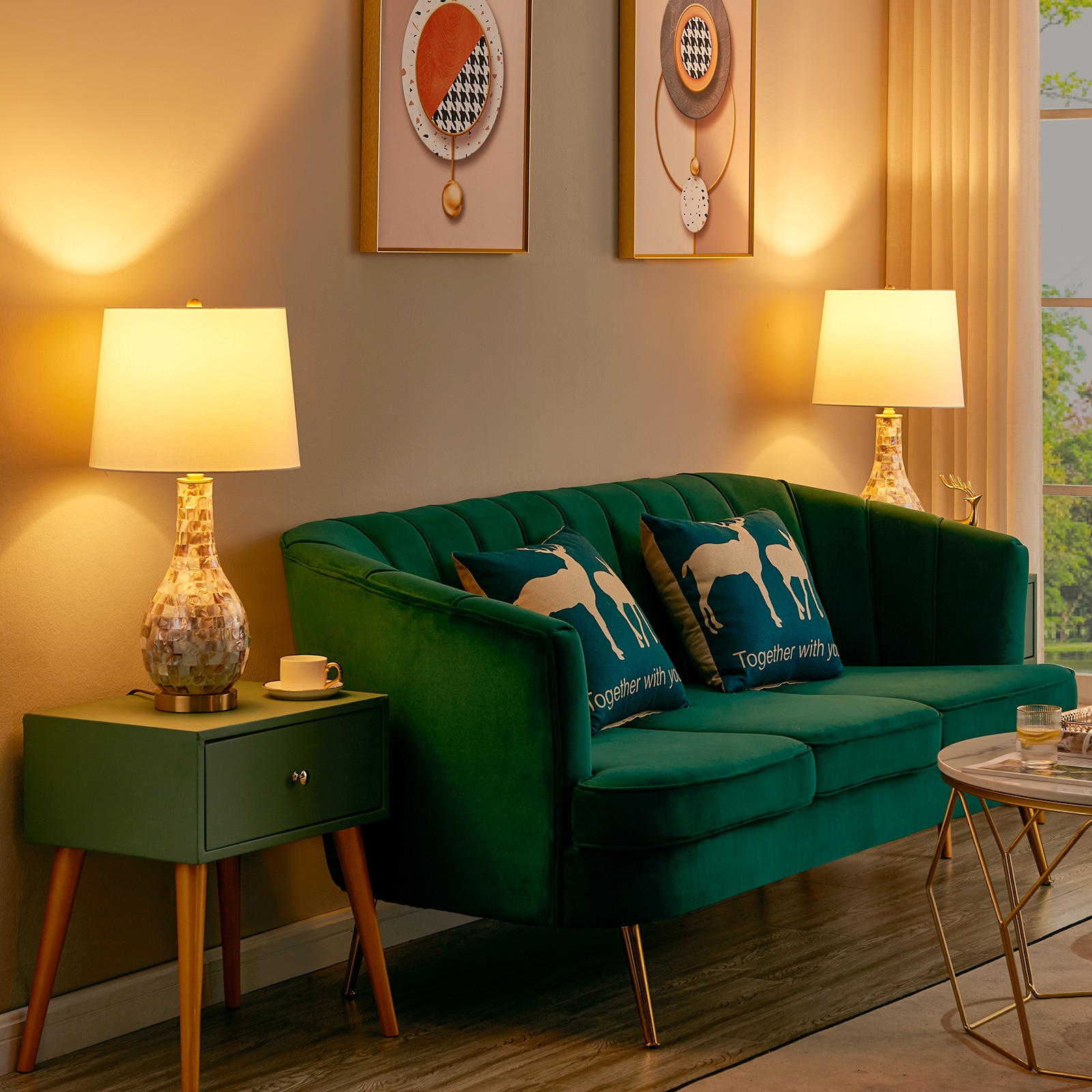 UrFurnishings TD-138 Table-Lamps - View #4