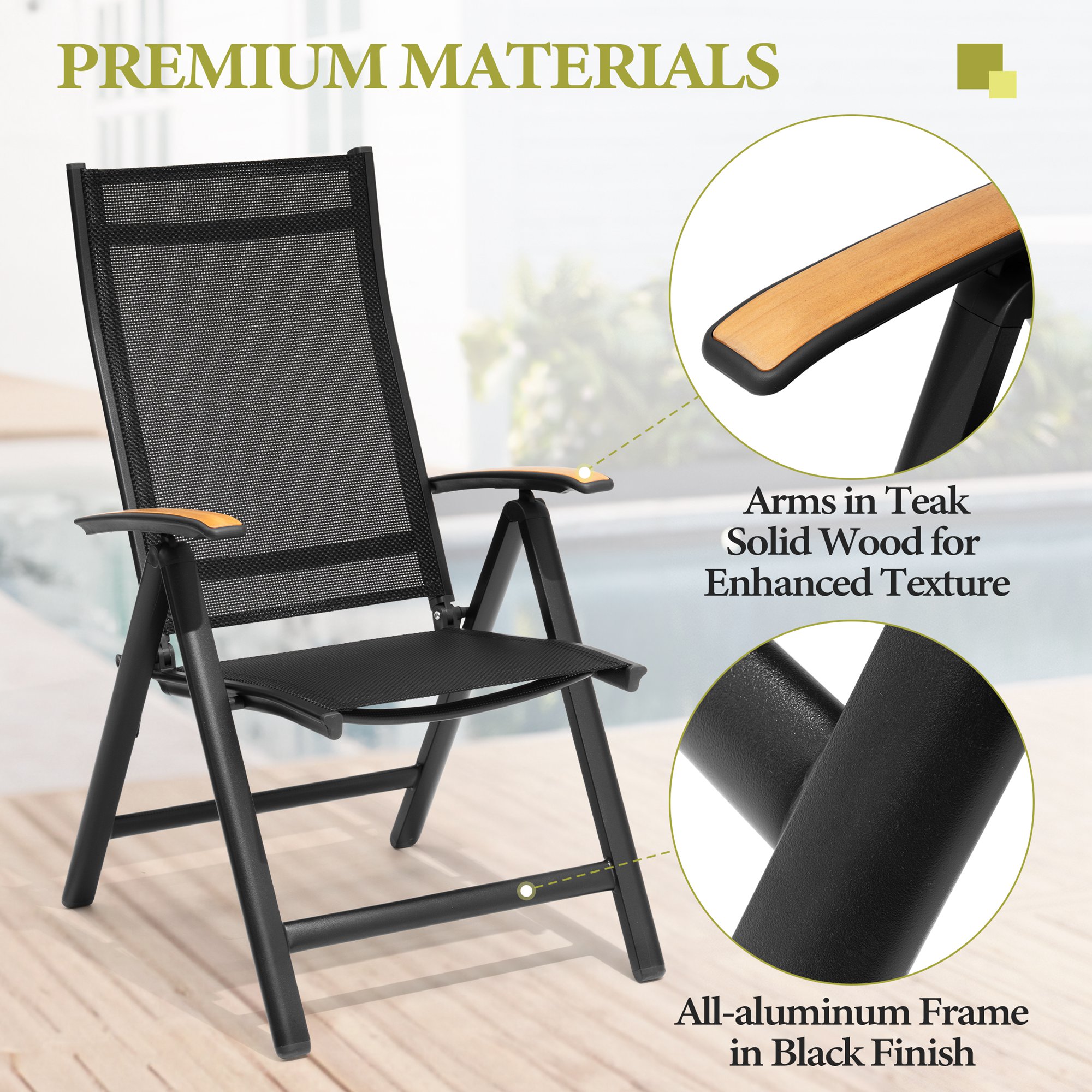 Crestlive Products CL-DC071BLK-2 Patio-Chairs - View #6