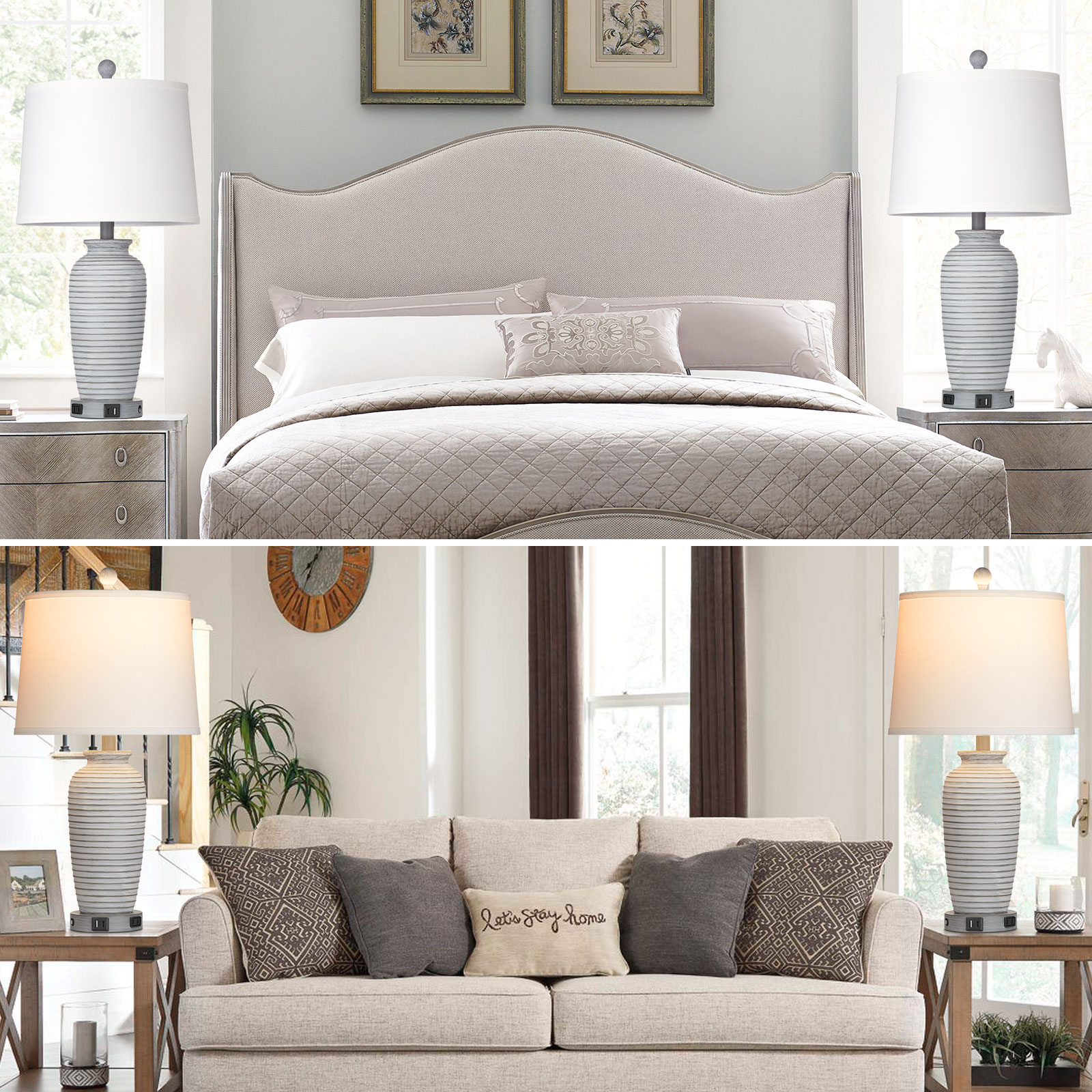 UrFurnishings TD-330 Table-Lamps - View #3