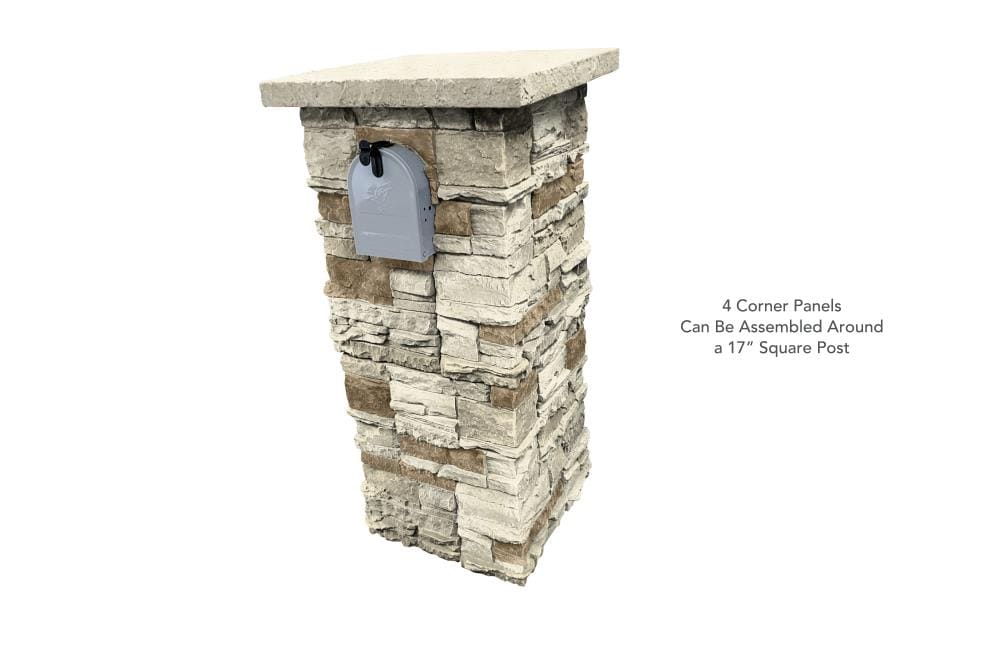 GenStone G1 Exterior 3.67-sq ft Beige Faux Stone Veneer in the Stone ...