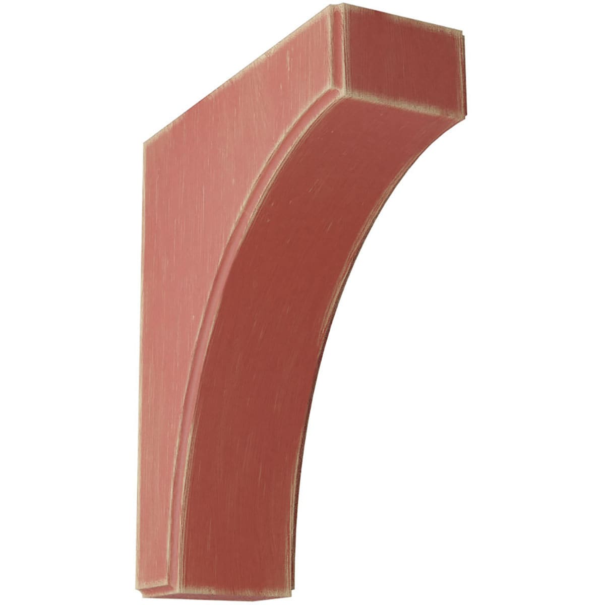 Ekena Millwork BKTWD04X10X12CVRD Clarksville 3-1/2-in x 10-in x 12-in Rubberwood Red Wood Standard Bracket