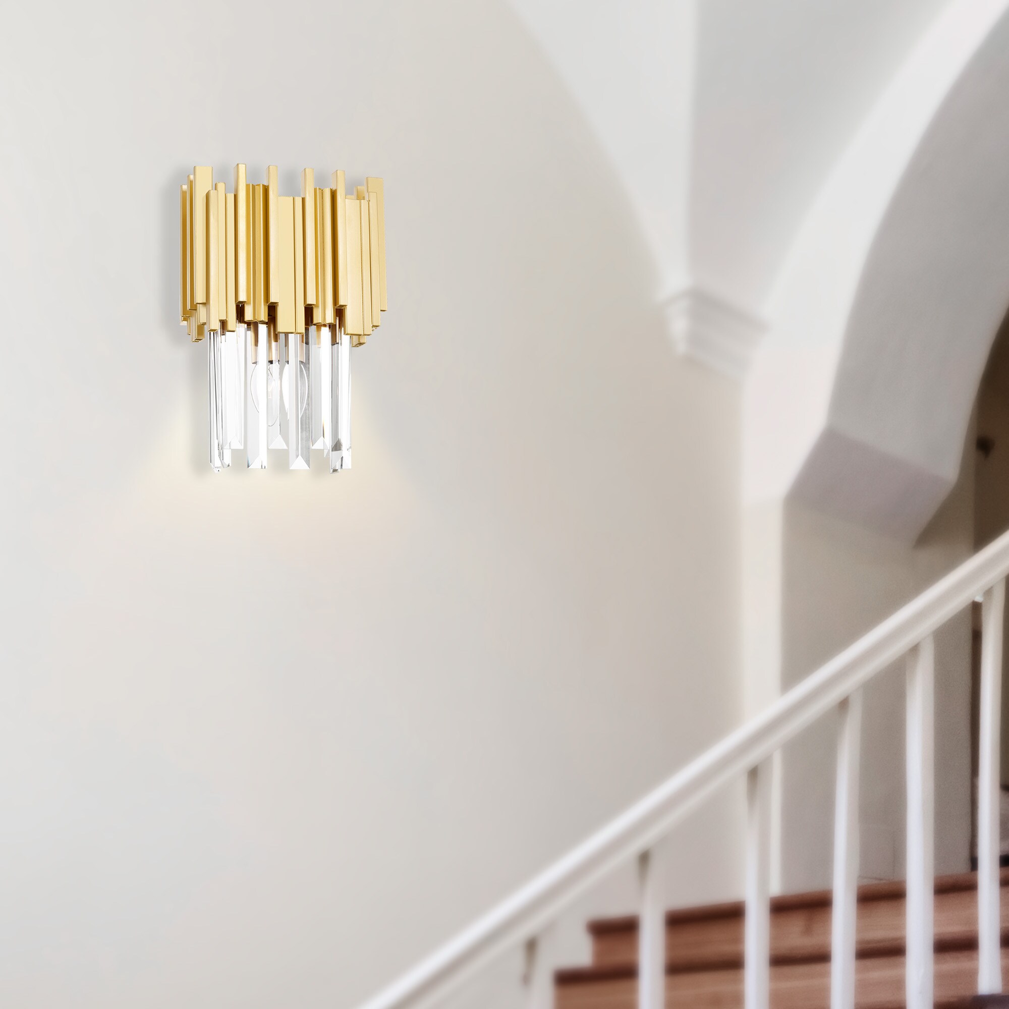 CWI Lighting 1112W8-1-169 Deco 8-in 1 -Light Gold Modern/contemporary Vanity light