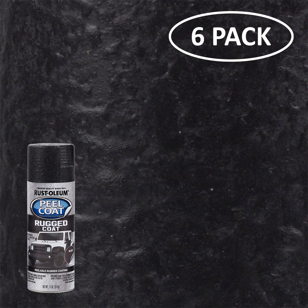 Rust-Oleum Automotive Peel Coat 6-Pack Matte Blue Spray Paint (NET WT.  10-oz) in the Spray Paint department at
