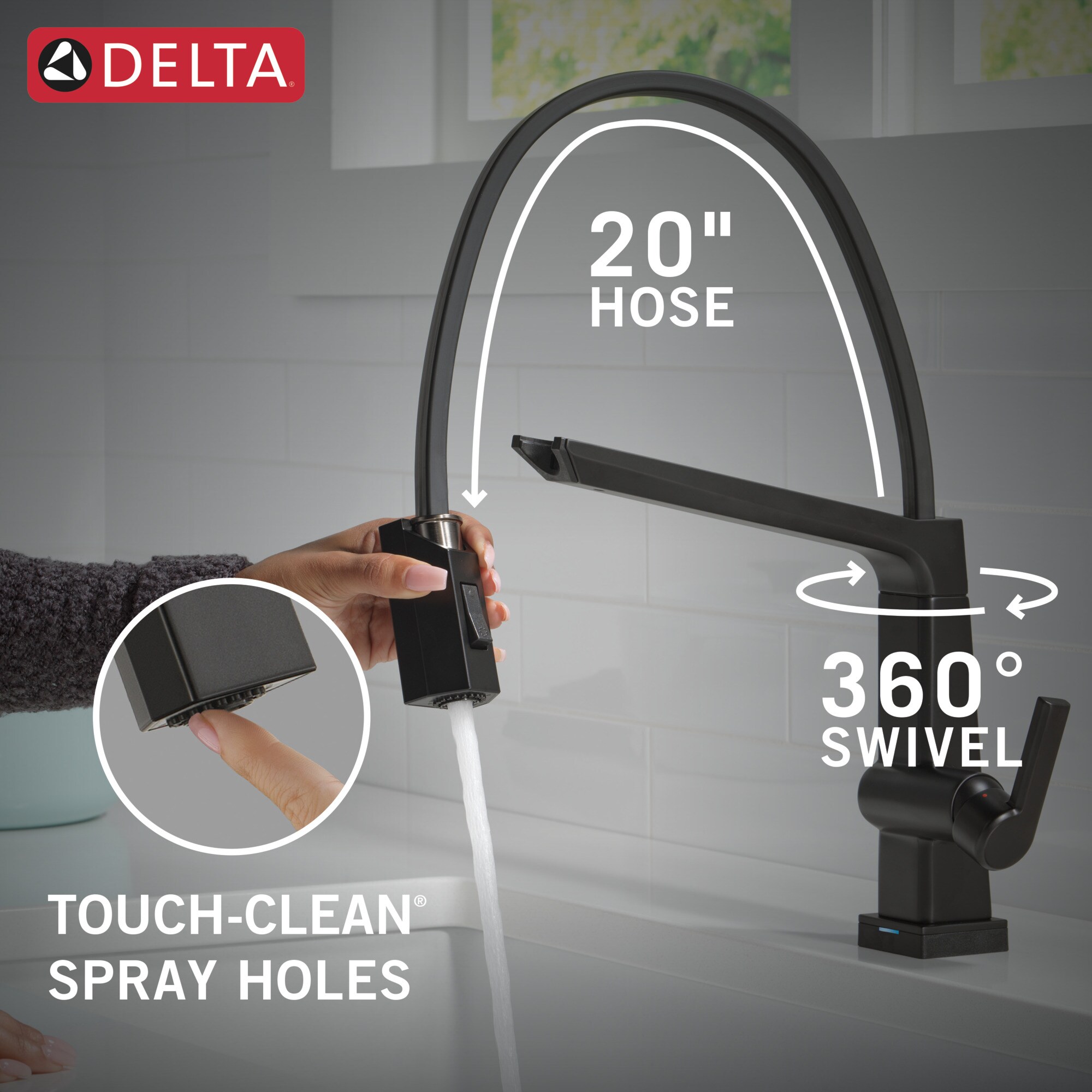 Delta 9693T-BL-DST Kitchen-Faucets - View #11