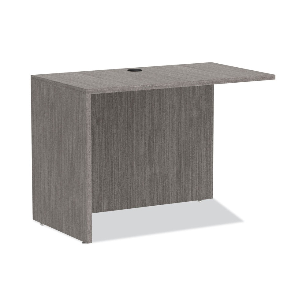 Alera ALENVA354224GY Valencia Series Reversible Return/Bridge Shell - Gray- 42 x 23.63 x 29.5 Inches
