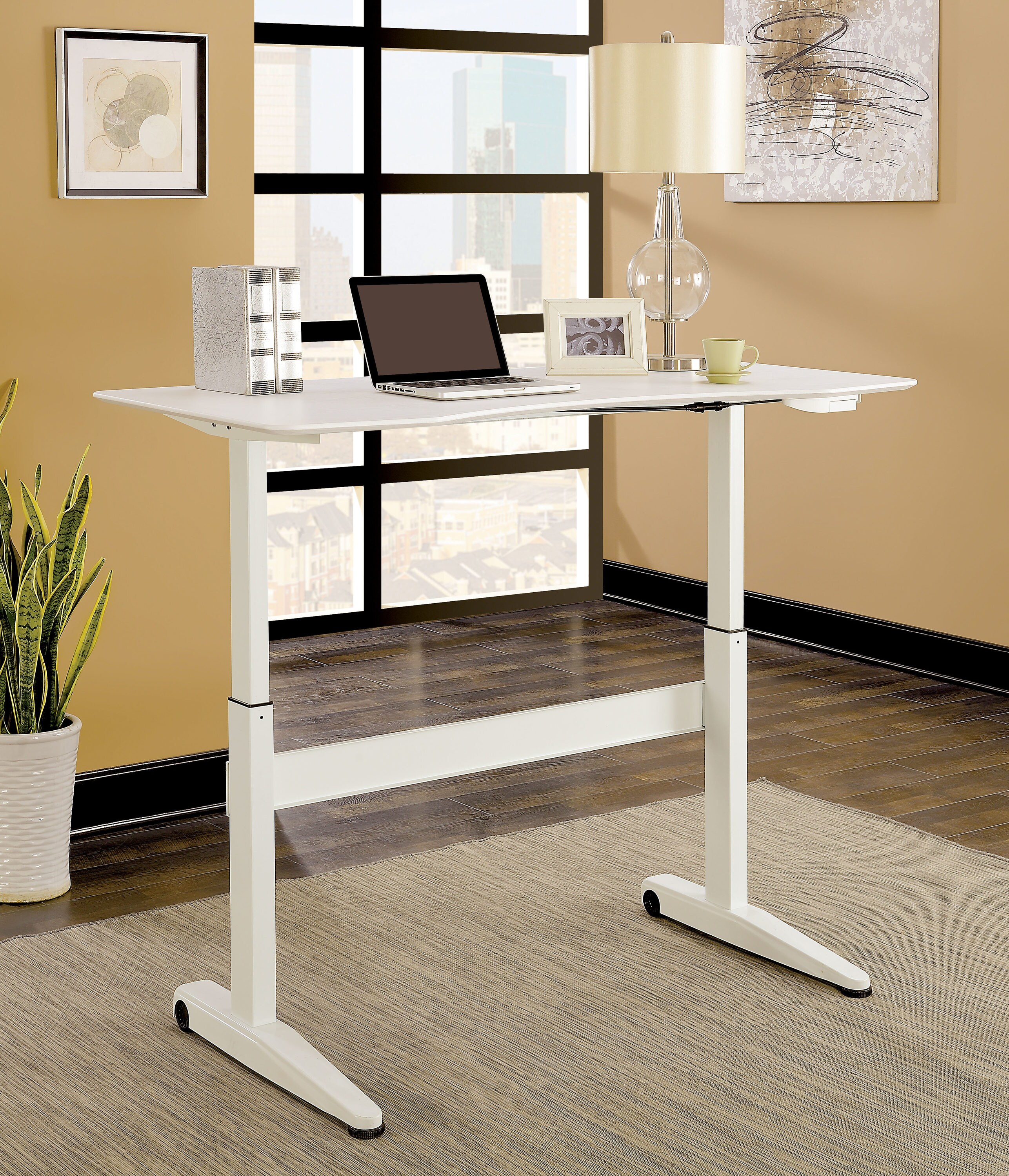 Furniture of America IDF-DK6092WH-L desks - View #3