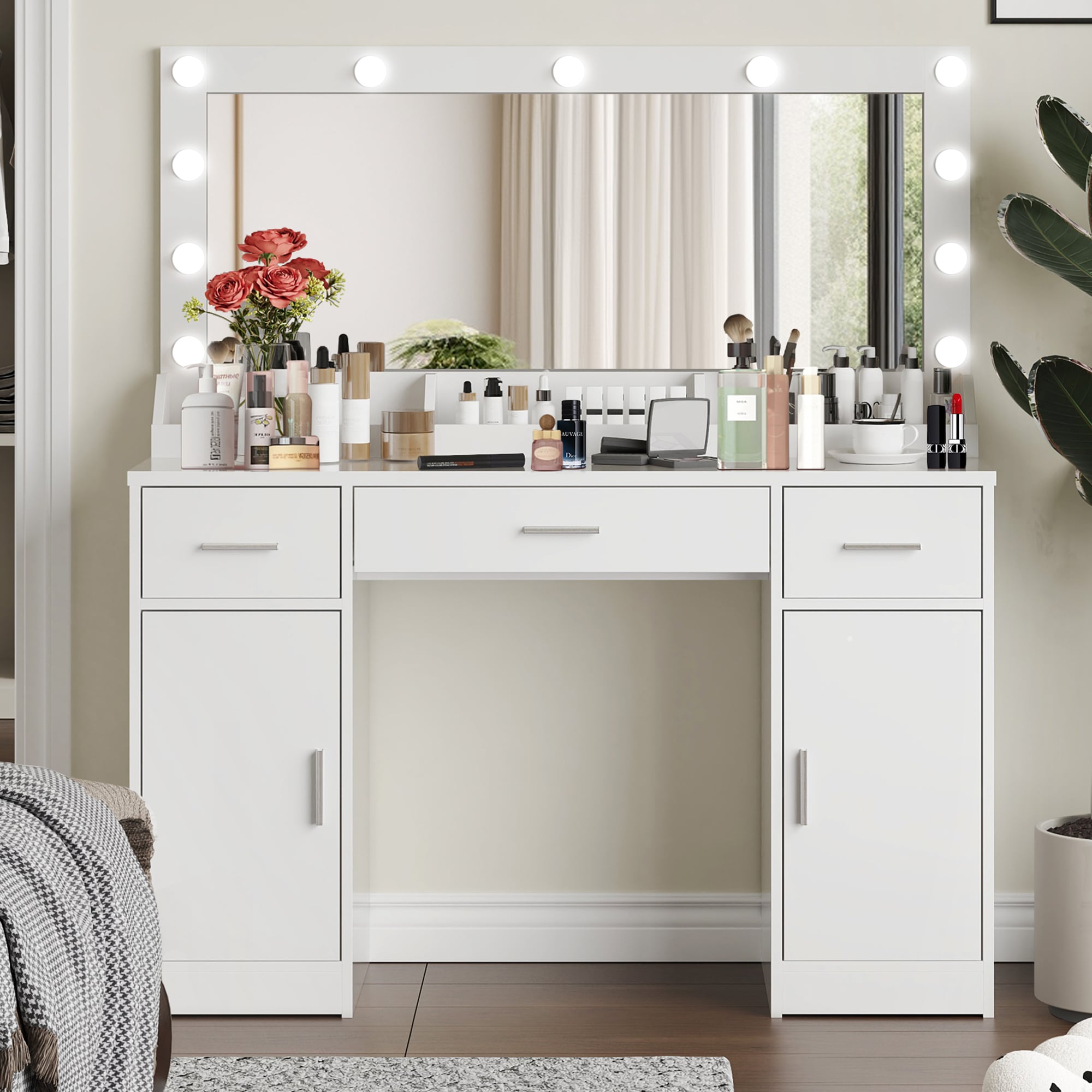 SINOFURN SYD250019WT Bedroom-Vanities - View #4