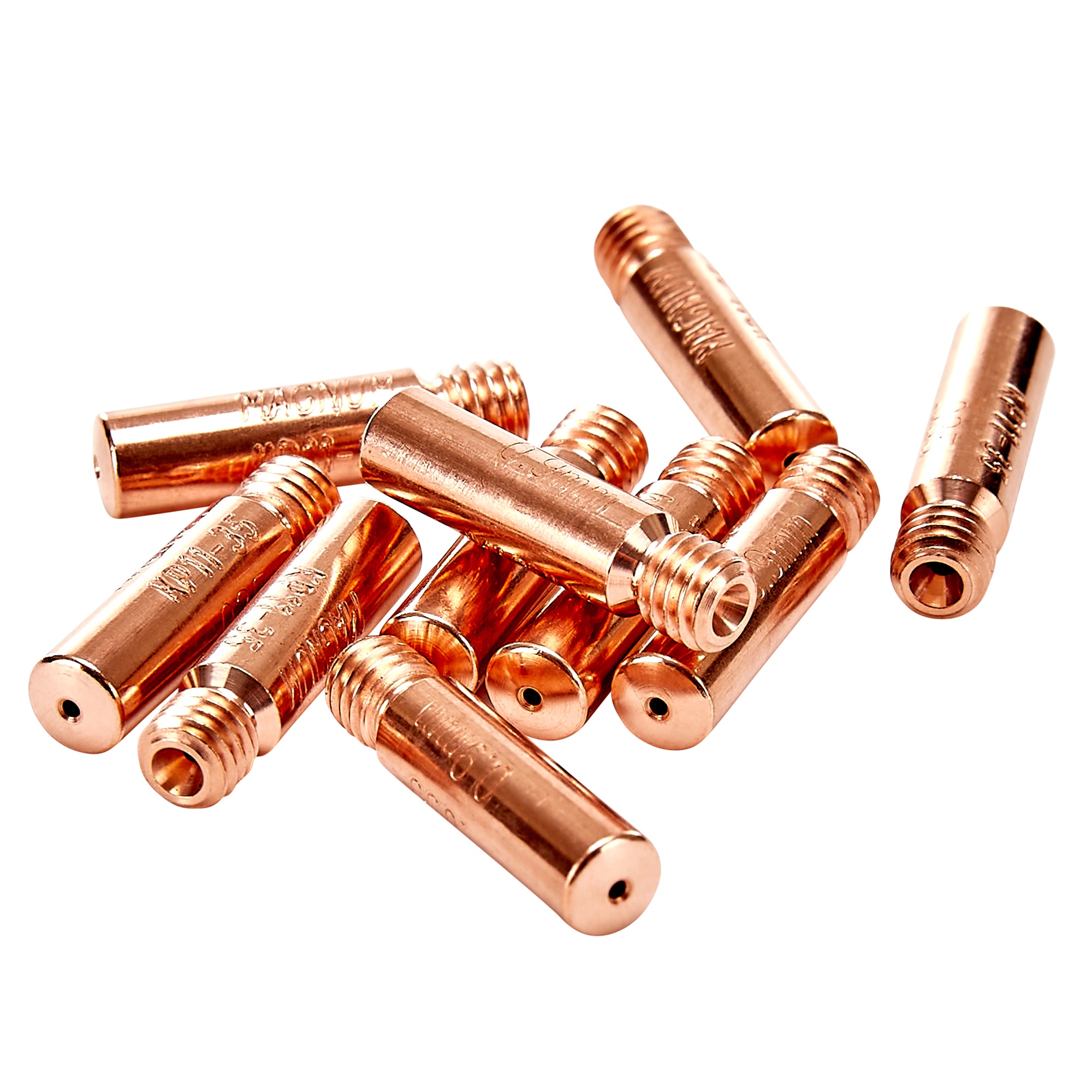 Lincoln Electric 10-Pack Contact Tip, Copper, 0.035 in Welding Wire, Tweco  Style, Compatible with Century and Marquette Welders