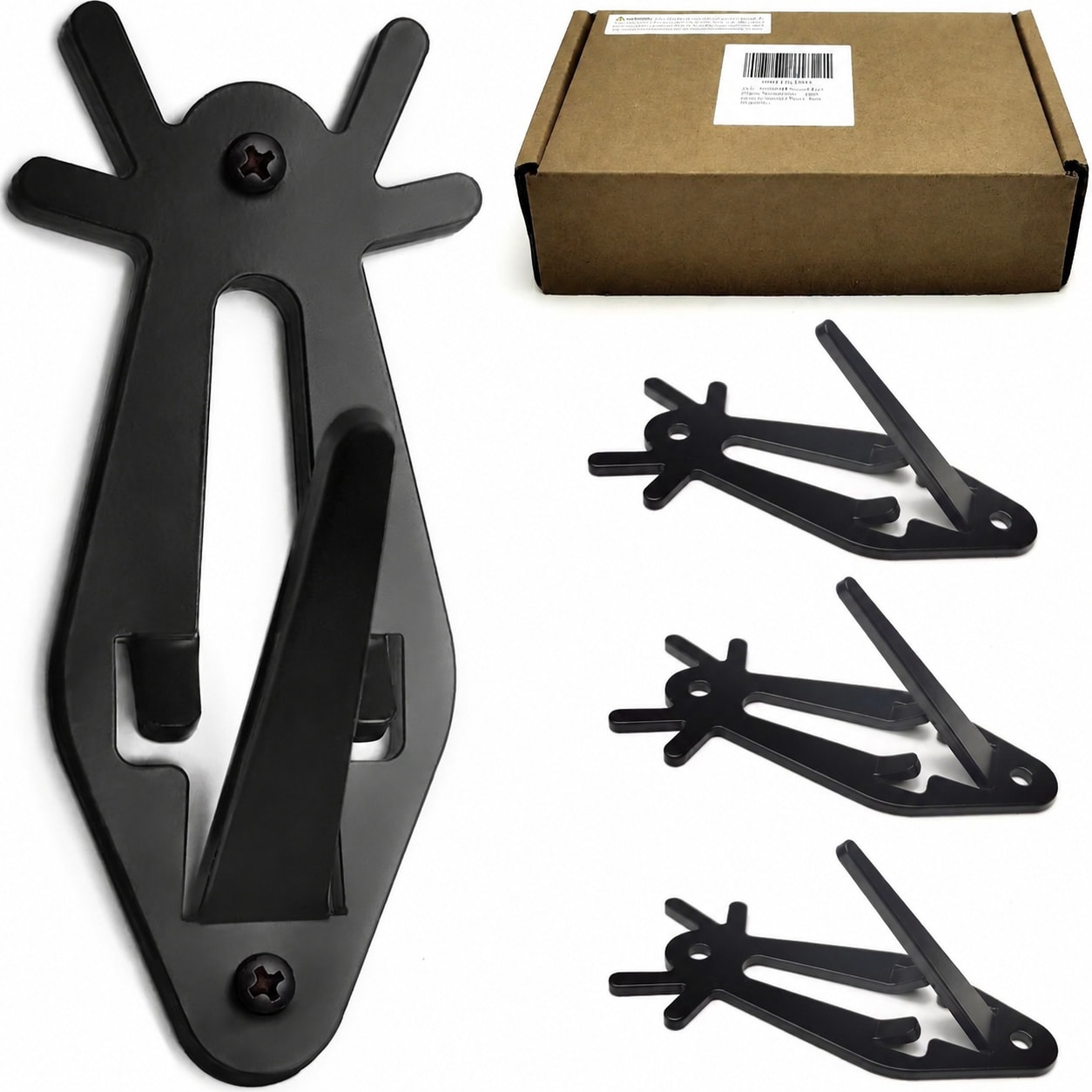 KHKFY  European Mount Skull Hanger Kit Heavy Duty Stainless Steel Wall Hook for Deer Head Pronghorn and Small Animal Skulls with Easy Install