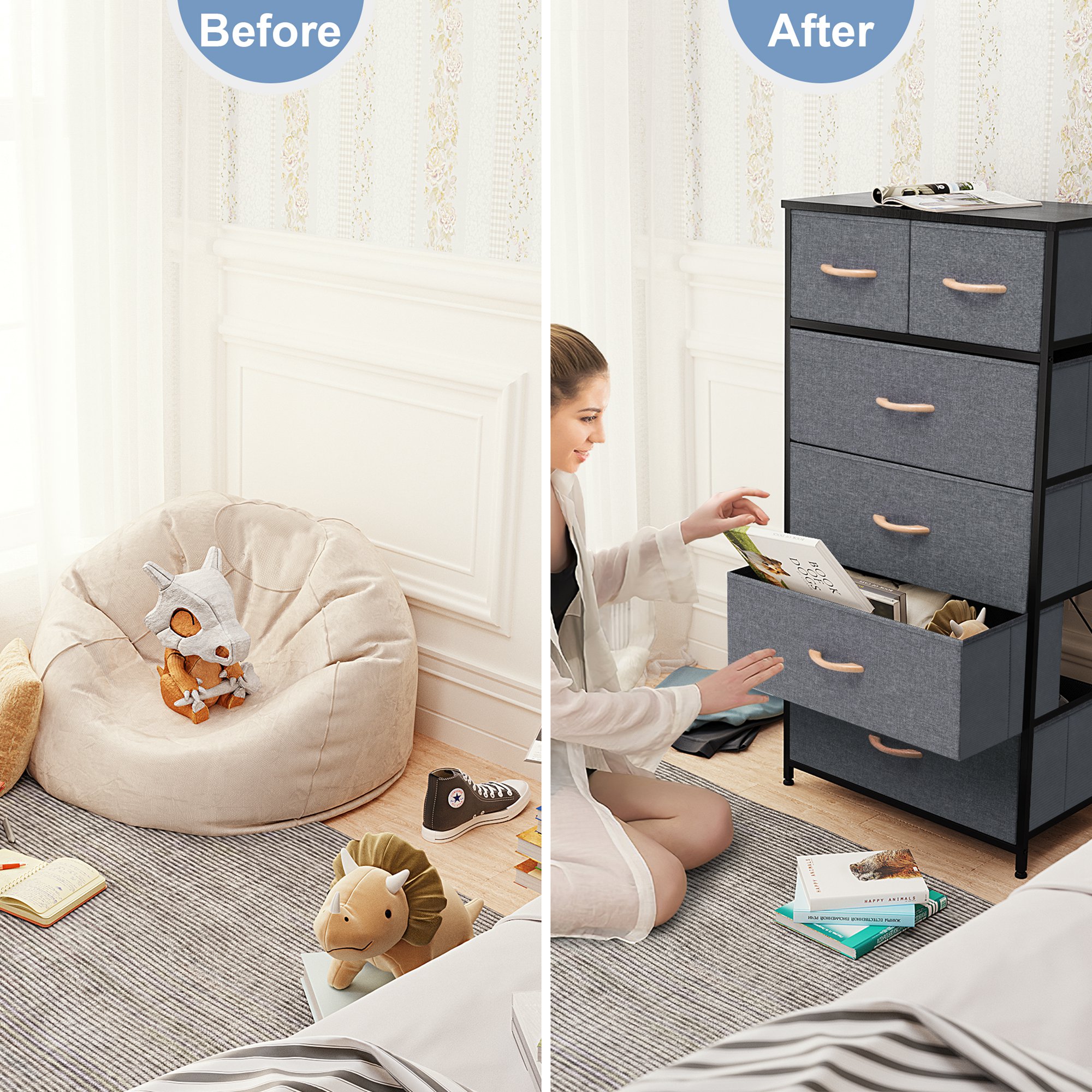 CloudFly CL-HD019GRY dressers - View #5