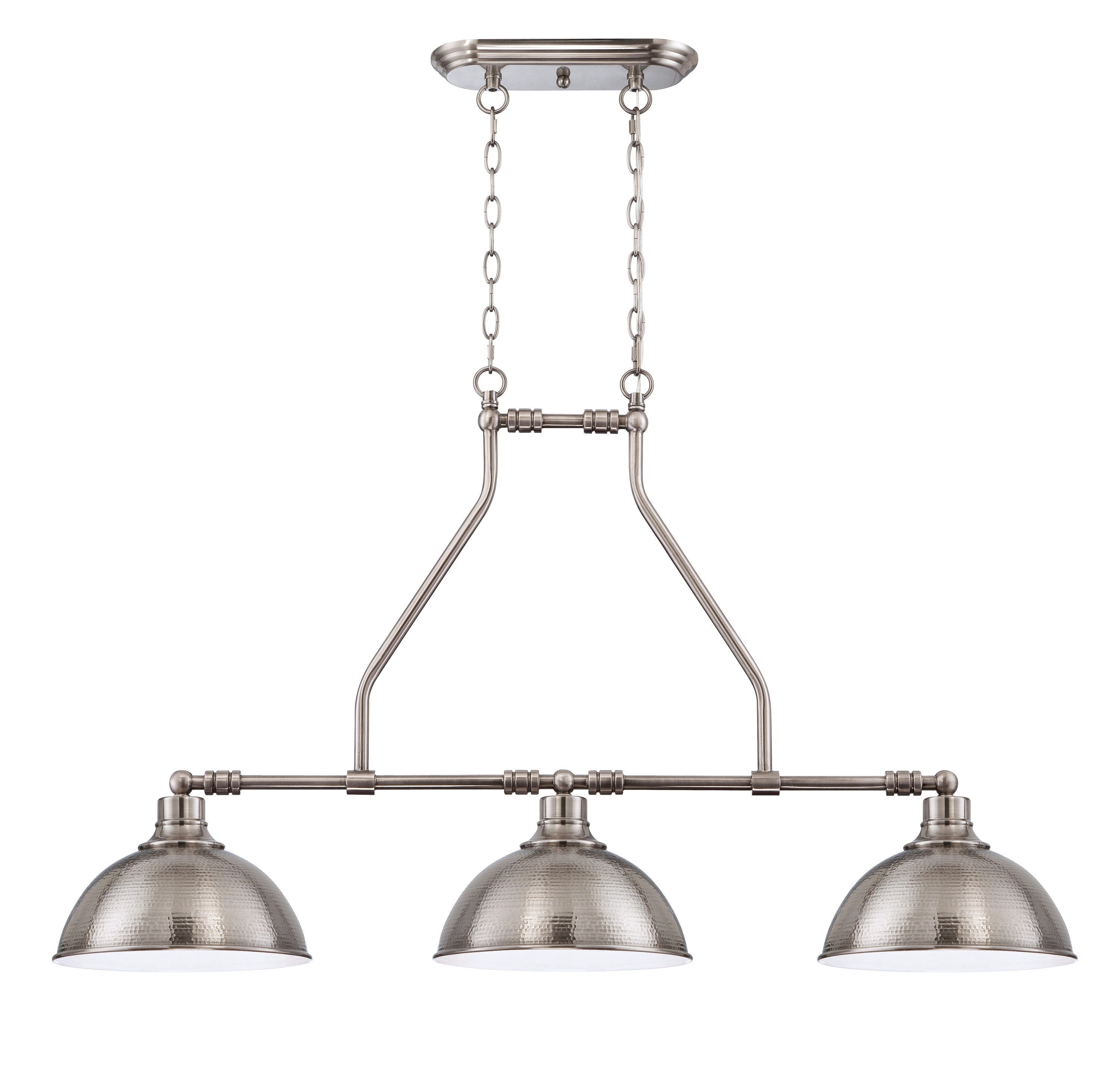 Craftmade 35973-AN Timarron 3 -Light Antique nickel Transitional Linear Large Hanging Pendant light