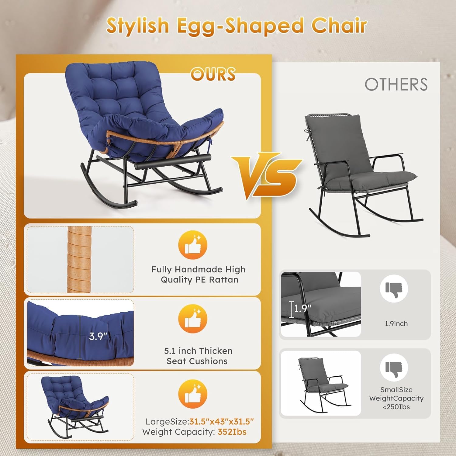 GarveeLife 89A7-4M5F8827 Patio-Chairs - View #6