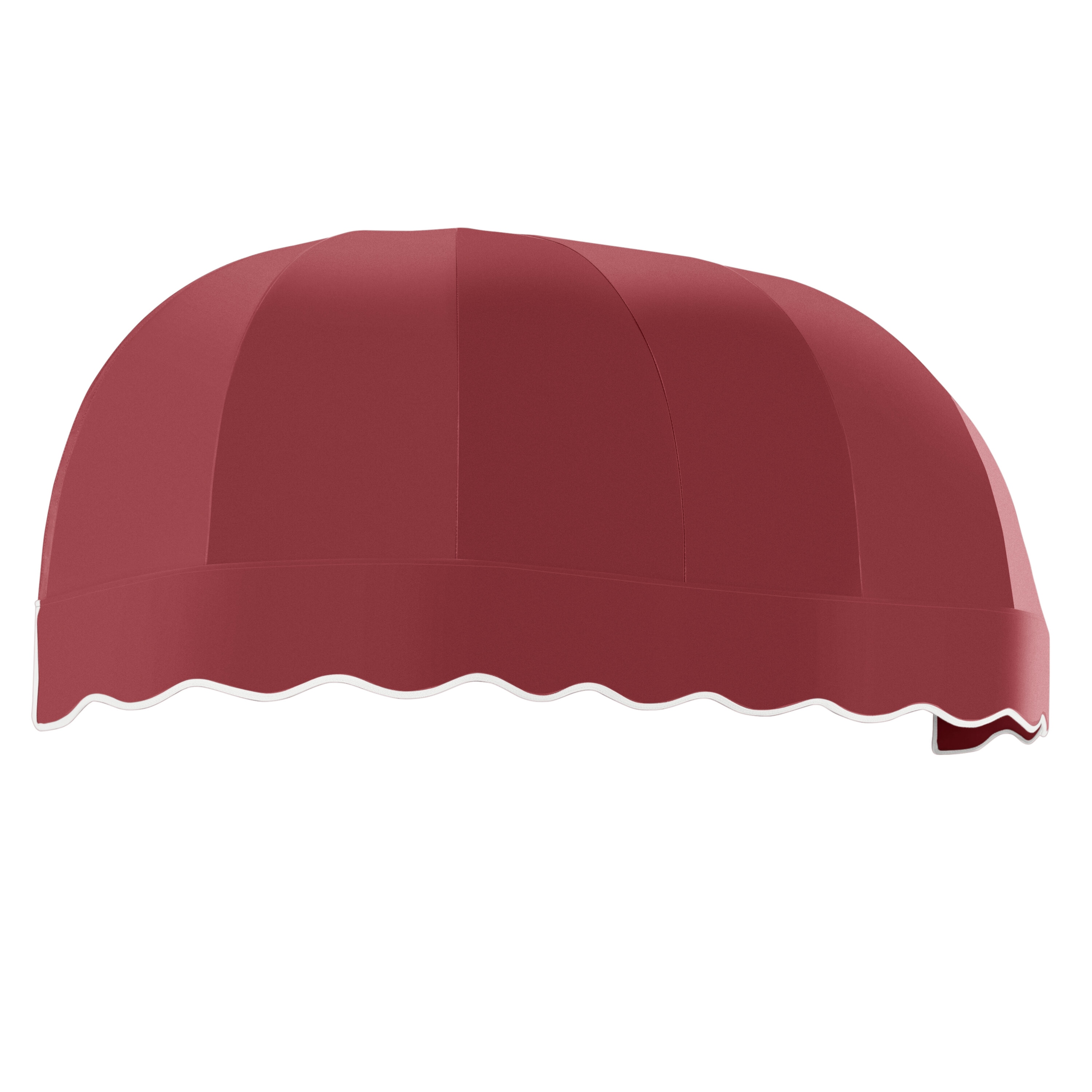 Awntech RC22-L-8B Chicago 100.5-in Wide x 26.25-in Projection x 32.25-in Height Fabric Burgundy Solid Fixed Window/Door Awning