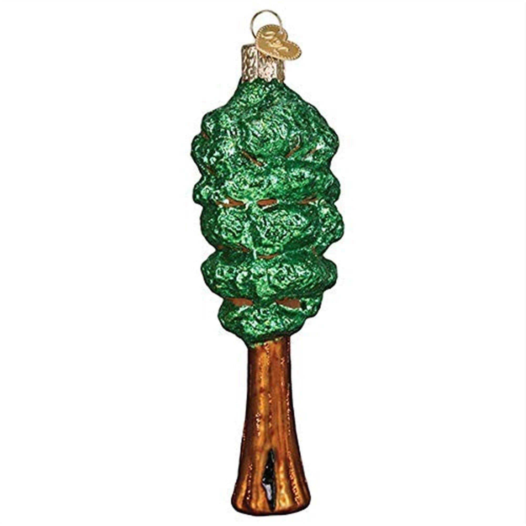 Old World Christmas 729343480415 Blown Glass Ornament for Christmas Tree - Redwood