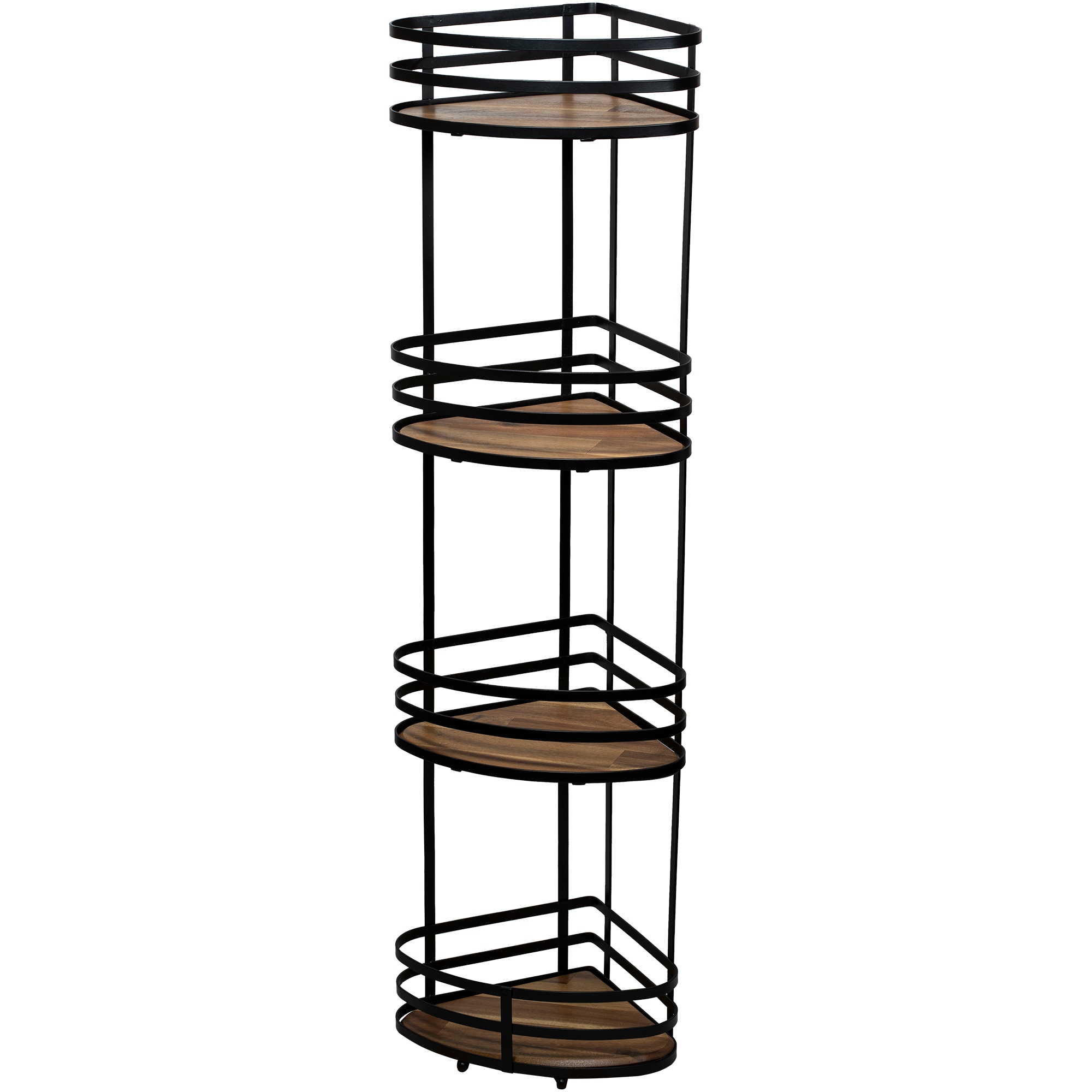 ACENTO FC425MBK Matte Black Metal Bathroom organizer