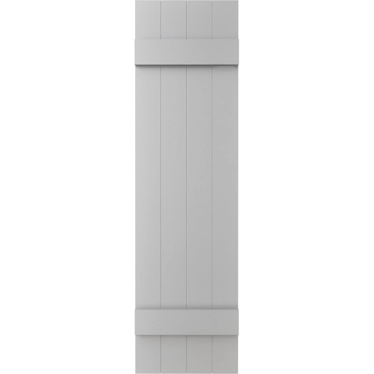 Ekena Millwork LJ4S14X04700PG 14-in W x 47-in H Paintable Paintable/Stainable Board and batten Exterior Shutters ( 2 -Pack )
