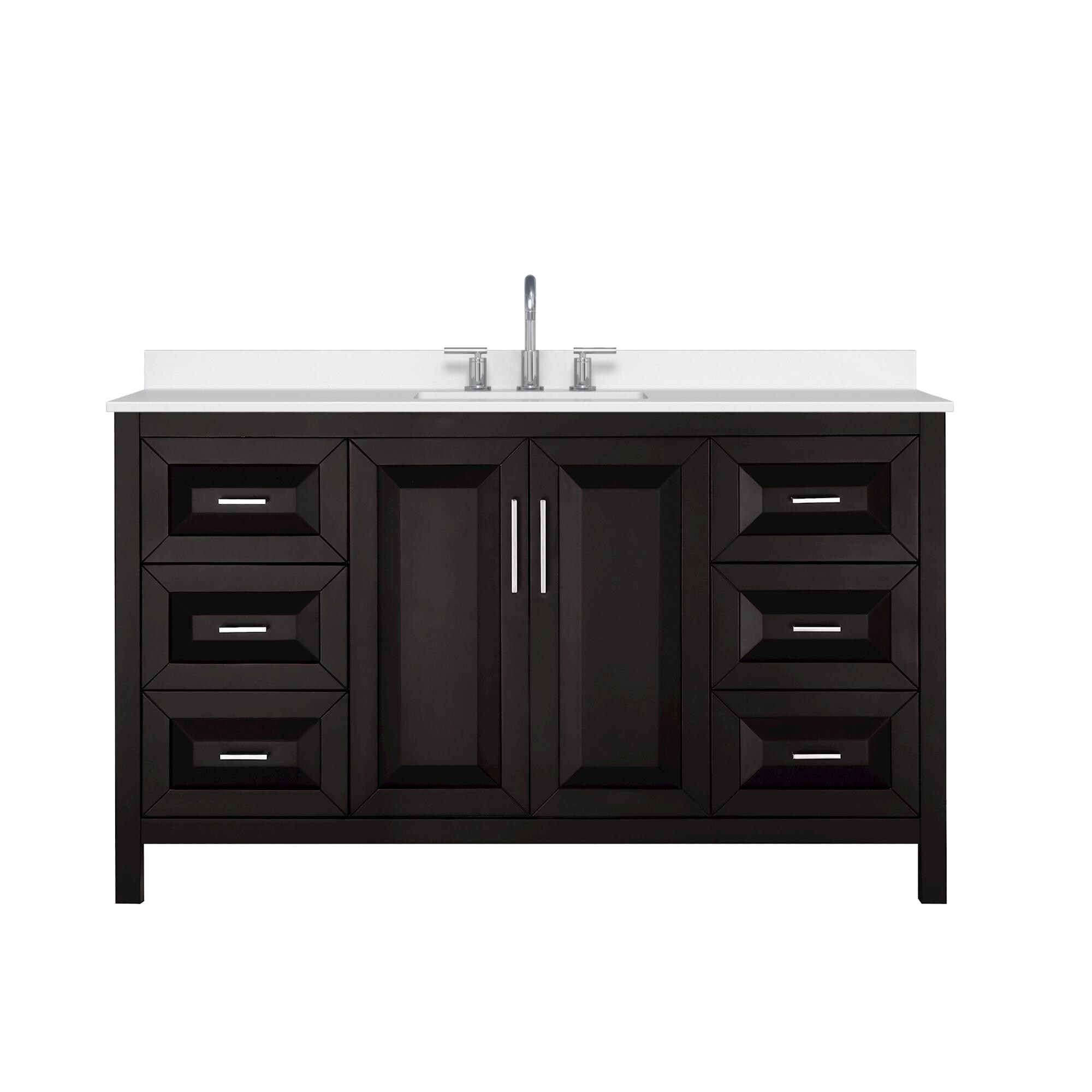 Wyndham Collection WCV252560SDEWQUS3MXX Bath-Vanity-Combo - View #3