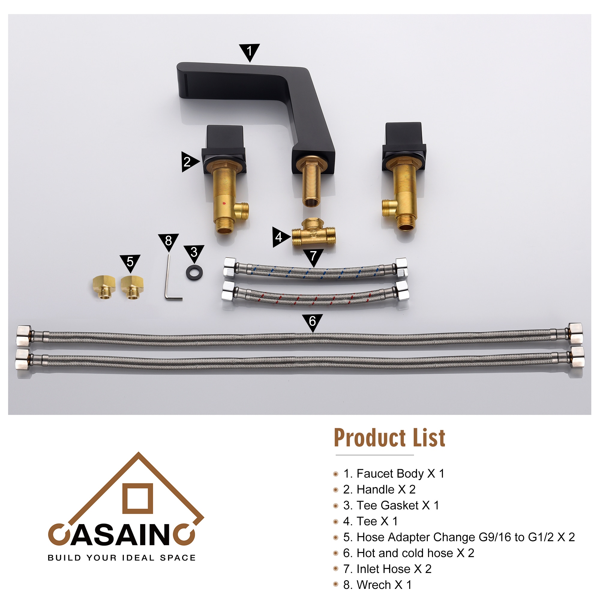 CASAINC RB0763-WE Lavatory-Faucets - View #5