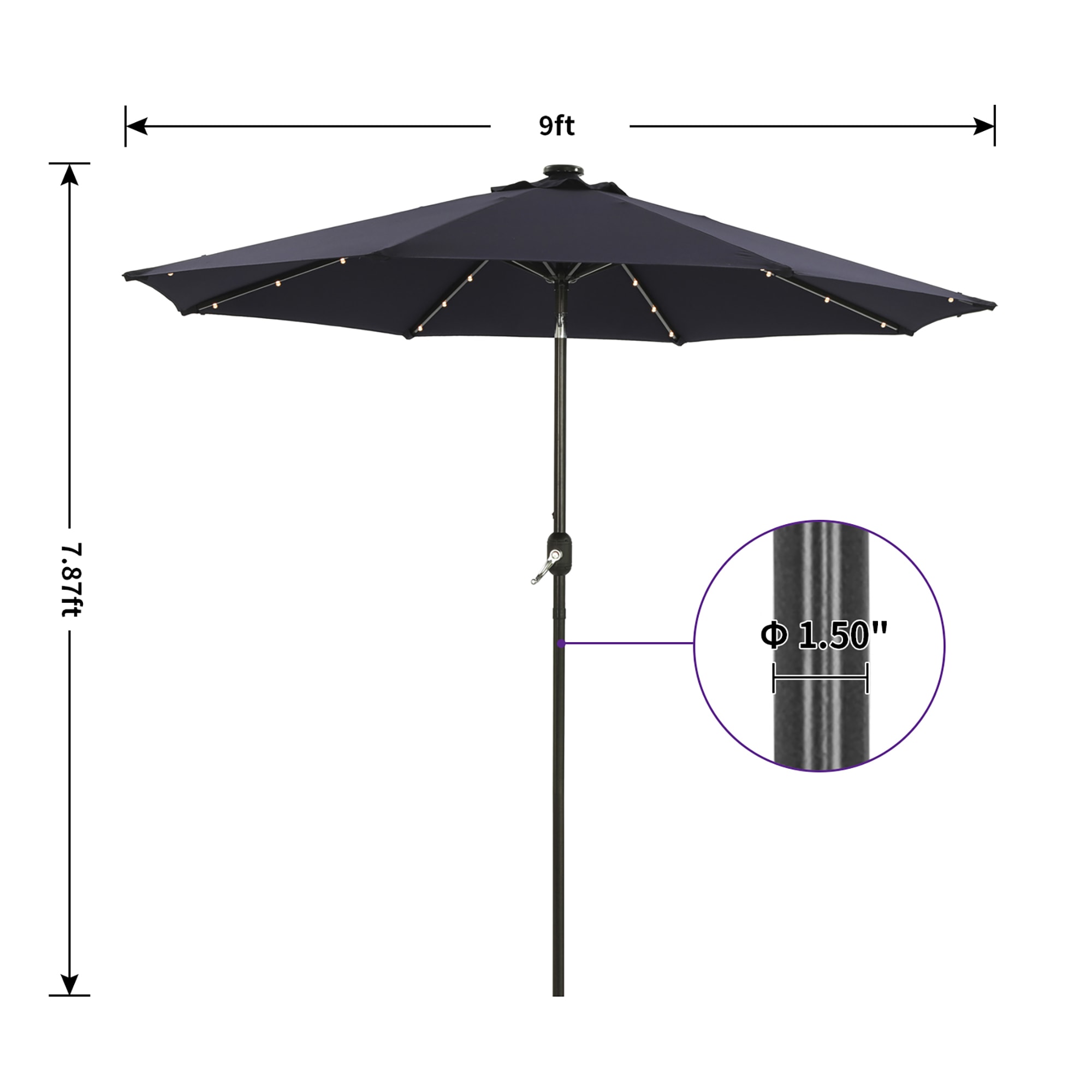 CASAINC WF-SM-LED048NY Umbrellas-2 - View #6
