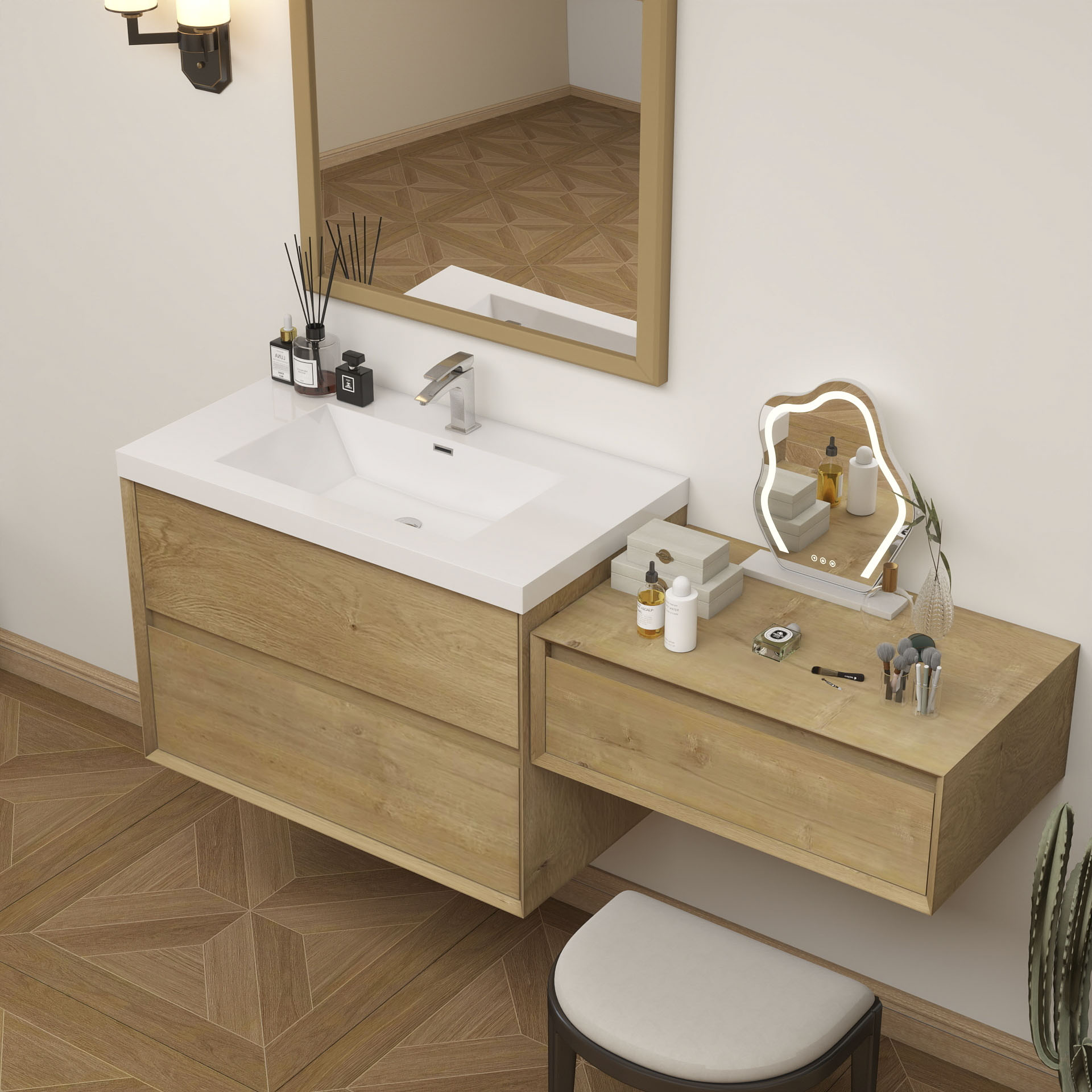 BV Better Vanity SLIM17-36+30-OAK Bath-Vanity-Combo - View #5