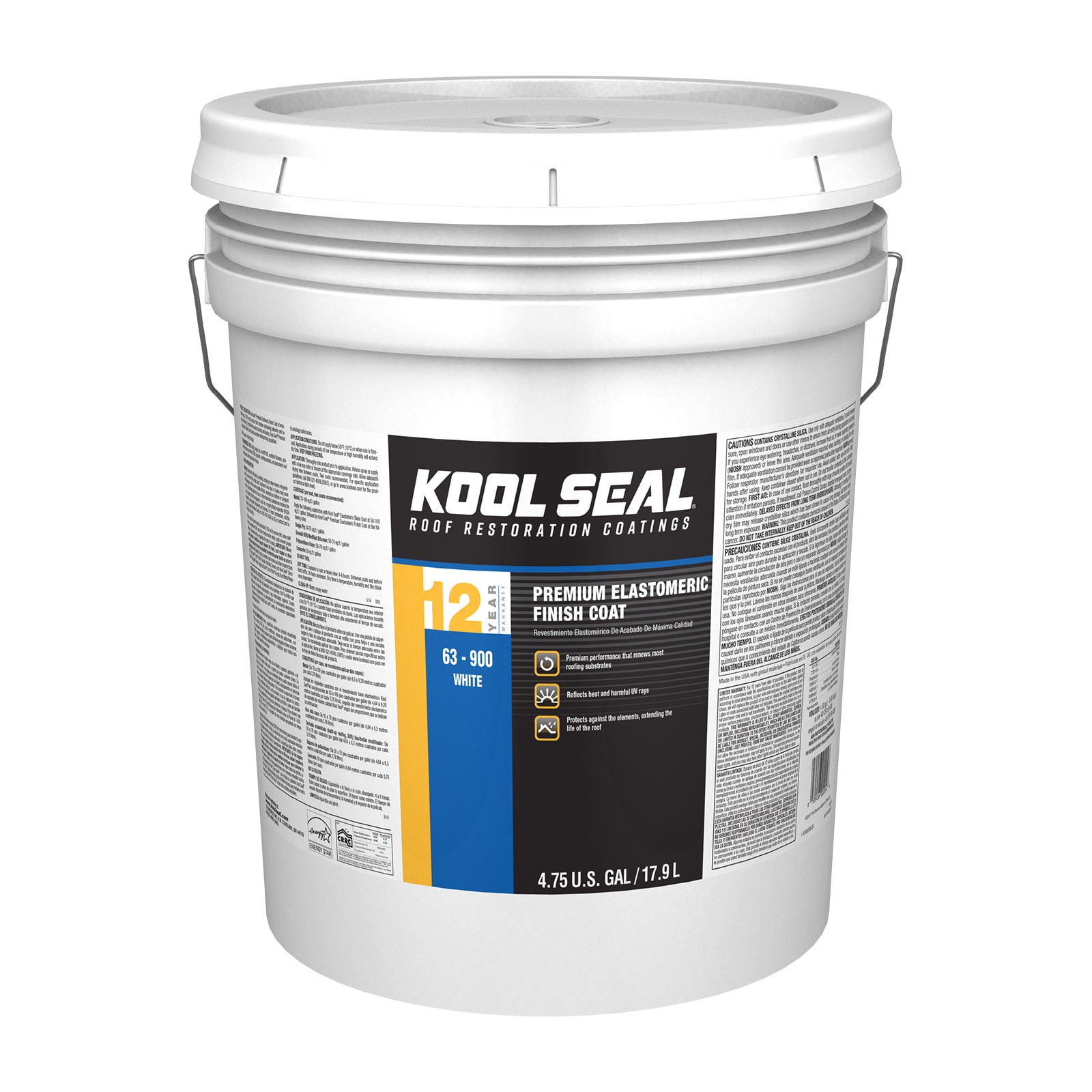 Kool Seal RV Rubber Roof Top Coat Gallon 63-900-1