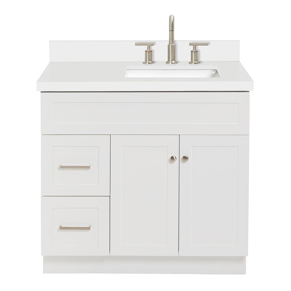 ARIEL F037SRWQRVOWHT Bath-Vanity-Combo - View #2
