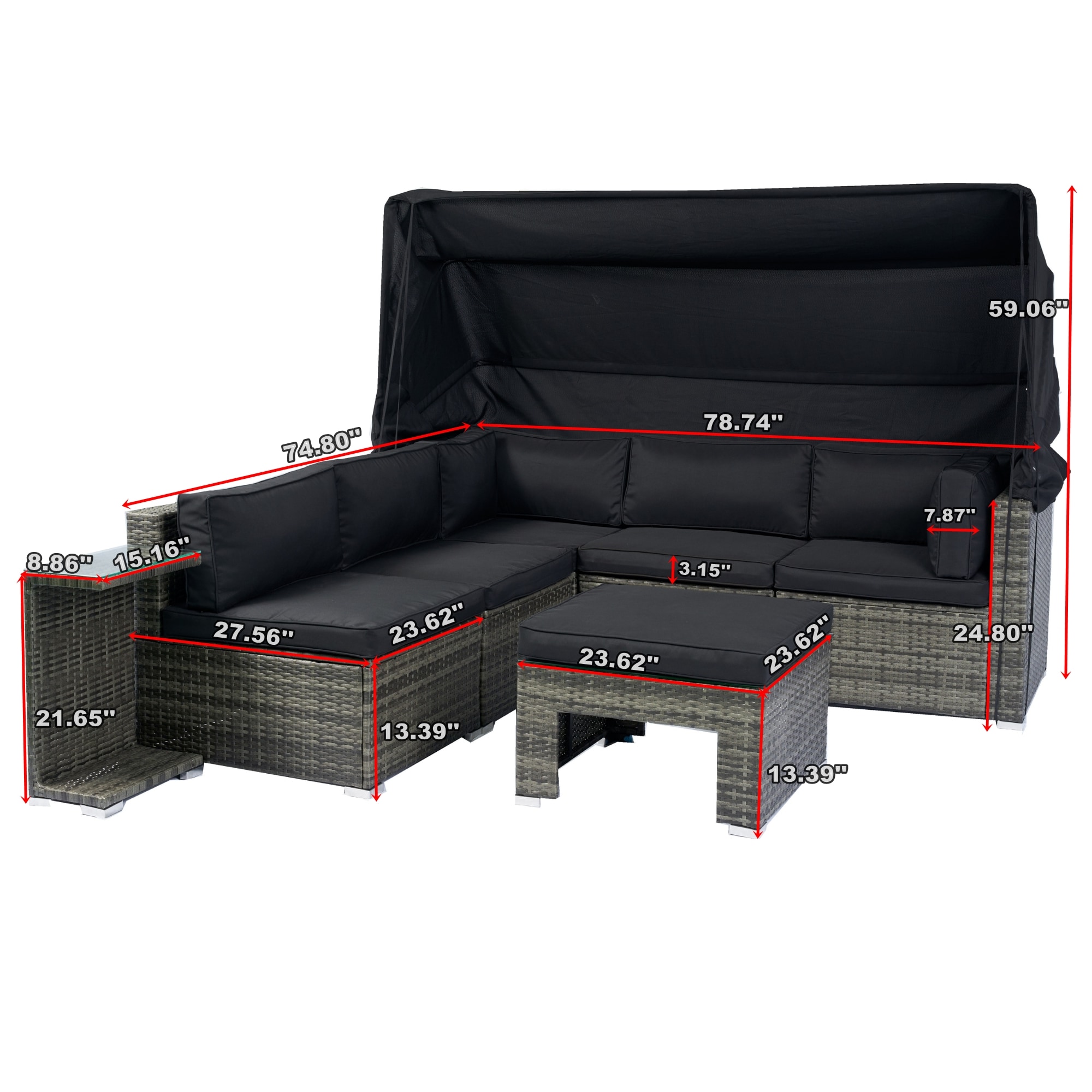 Nestfair HP329S29 Patio-Sofas-Daybeds - View #8