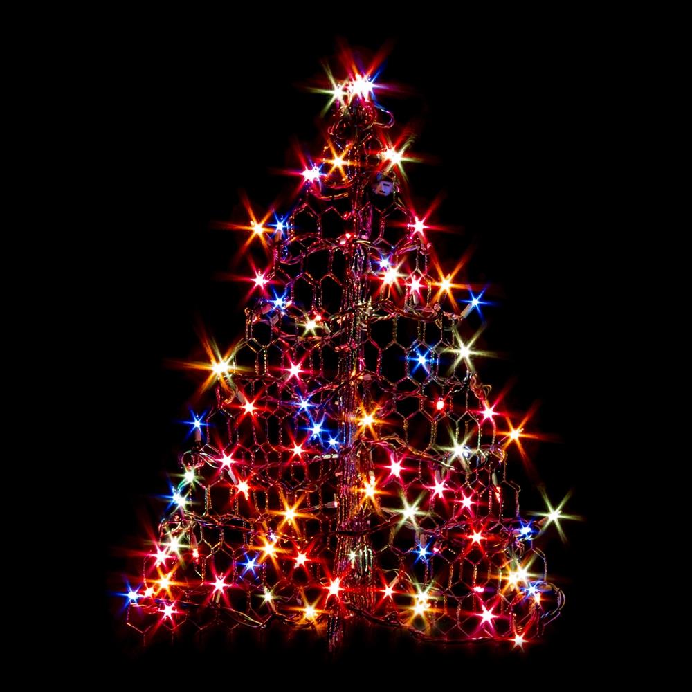 Crab Pot Trees G2M 2.17-ft Pre-lit Artificial Christmas Tree with Incandescent Lights
