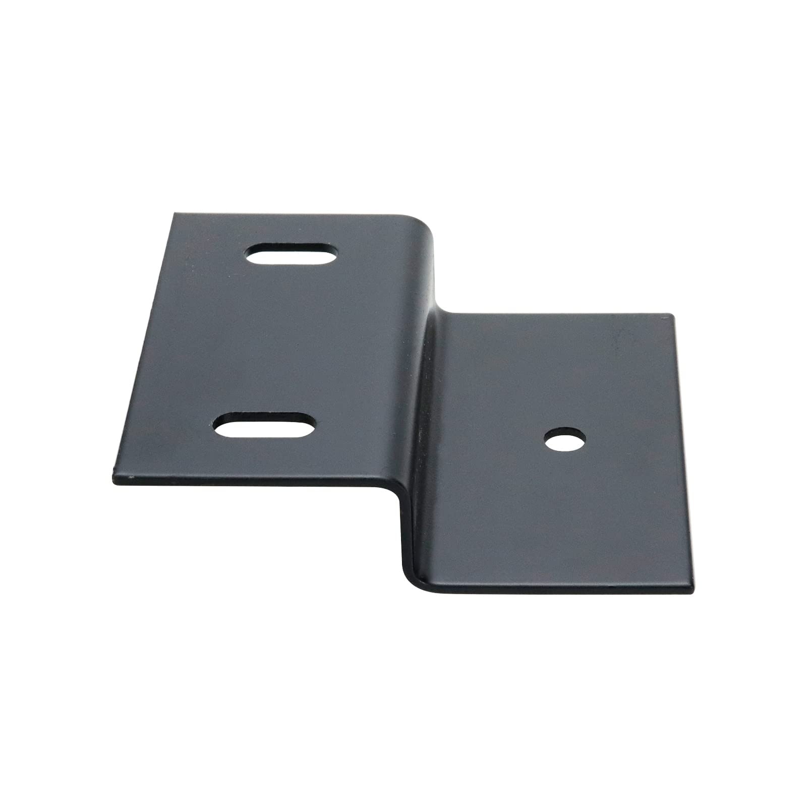 Etokfoks  8 pack black Z shaped corner brace brackets 3 3 x 3 x 0 8 in stainless steel right angle supports with screws for wood furniture