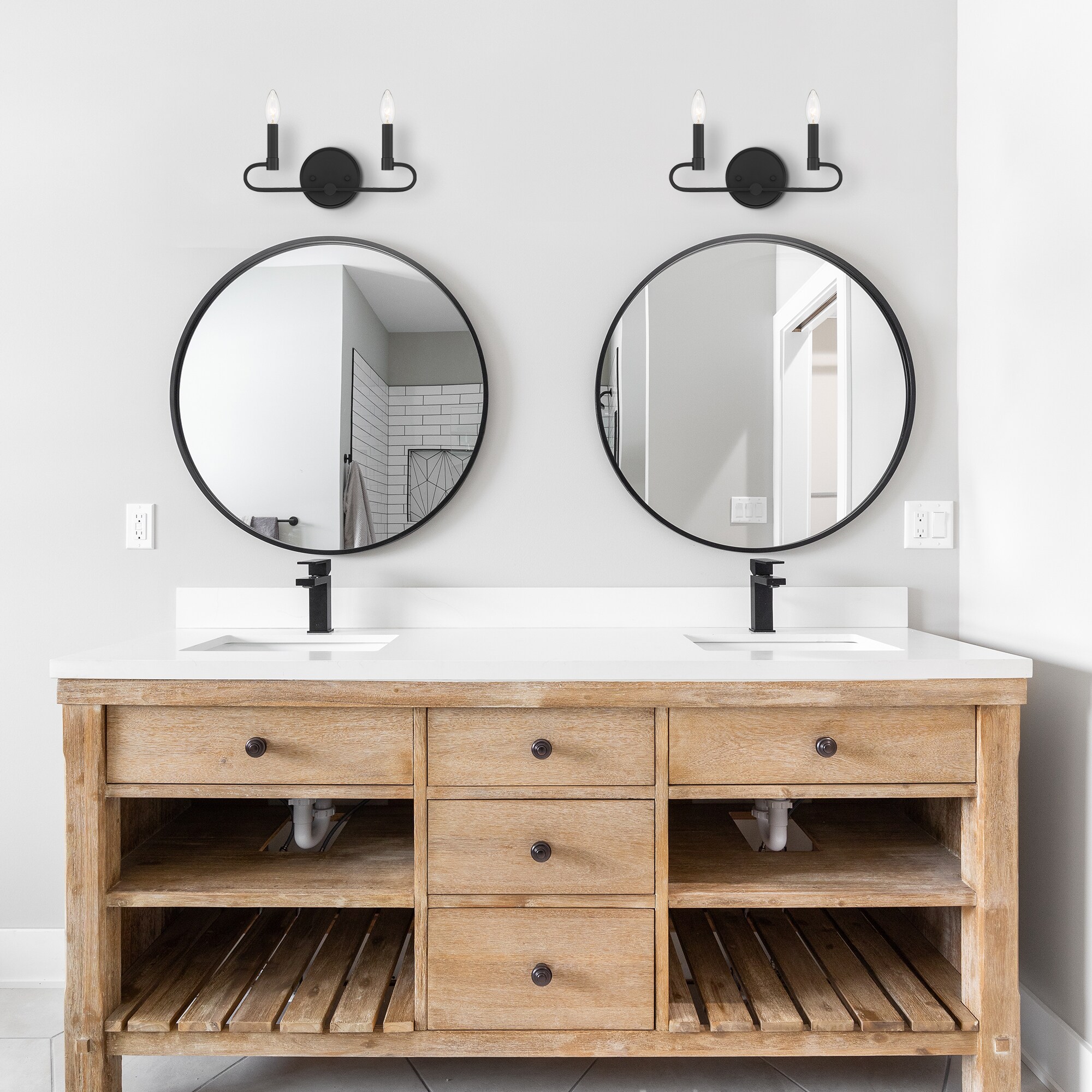 Designers Fountain D269C-2B-MB Summit 14-in 2 -Light Matte Black Transitional Vanity light bar