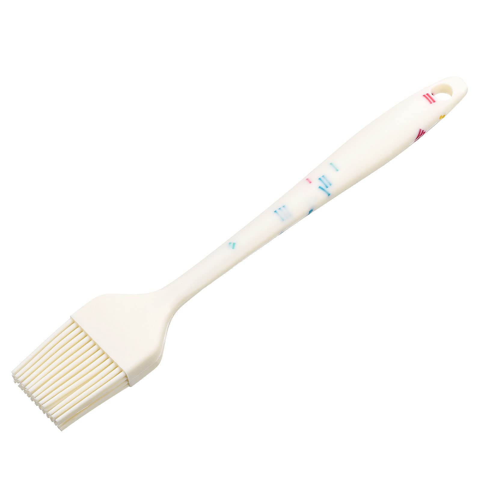 Aoibox  White Silicone Basting Pastry Brush 8 in Flexible Heat Resistant with Hanging Hole Kitchen Baking