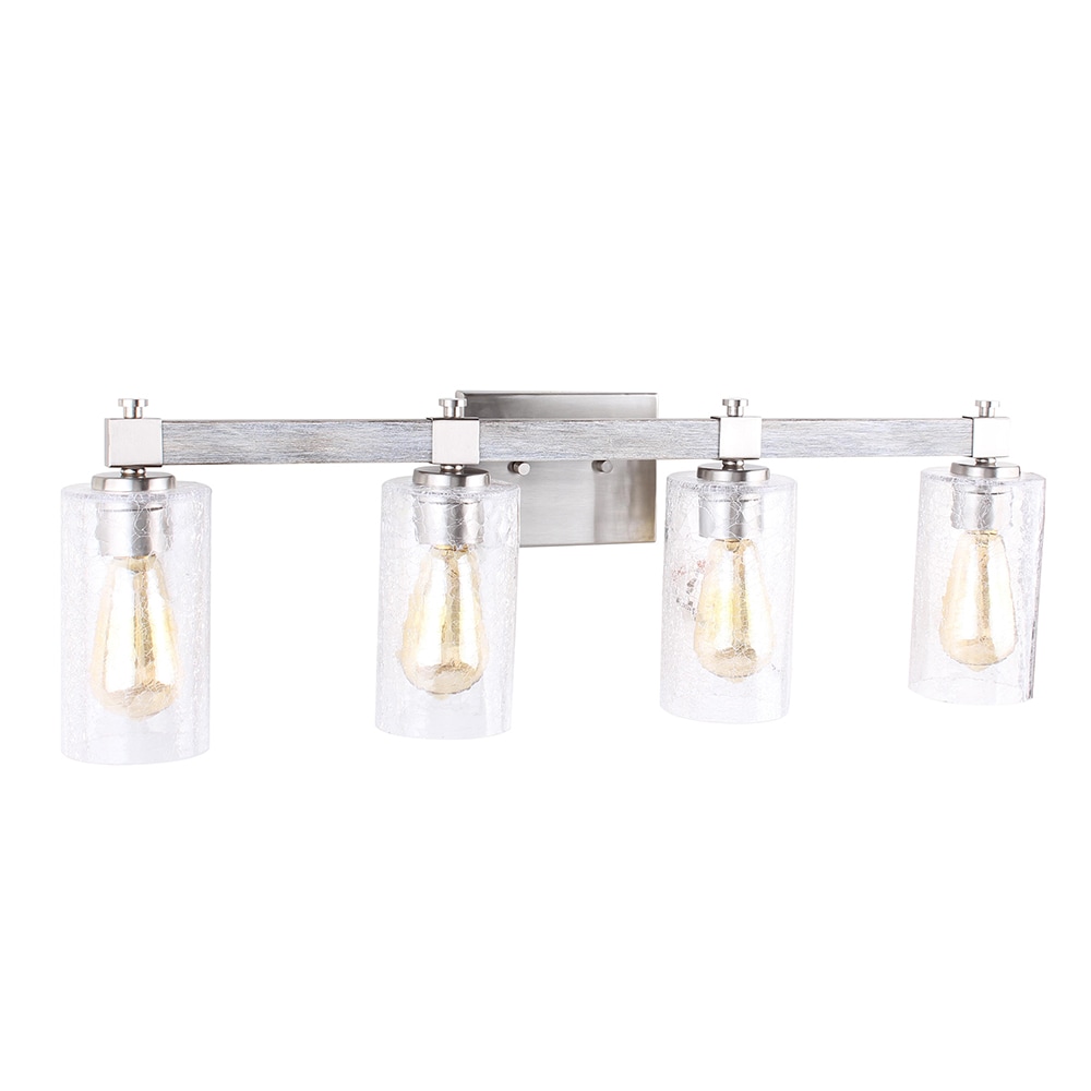 Eglo Westbury 3087 In 4 Light Brushed Nickel Transitional Vanity Light In The Vanity Lights