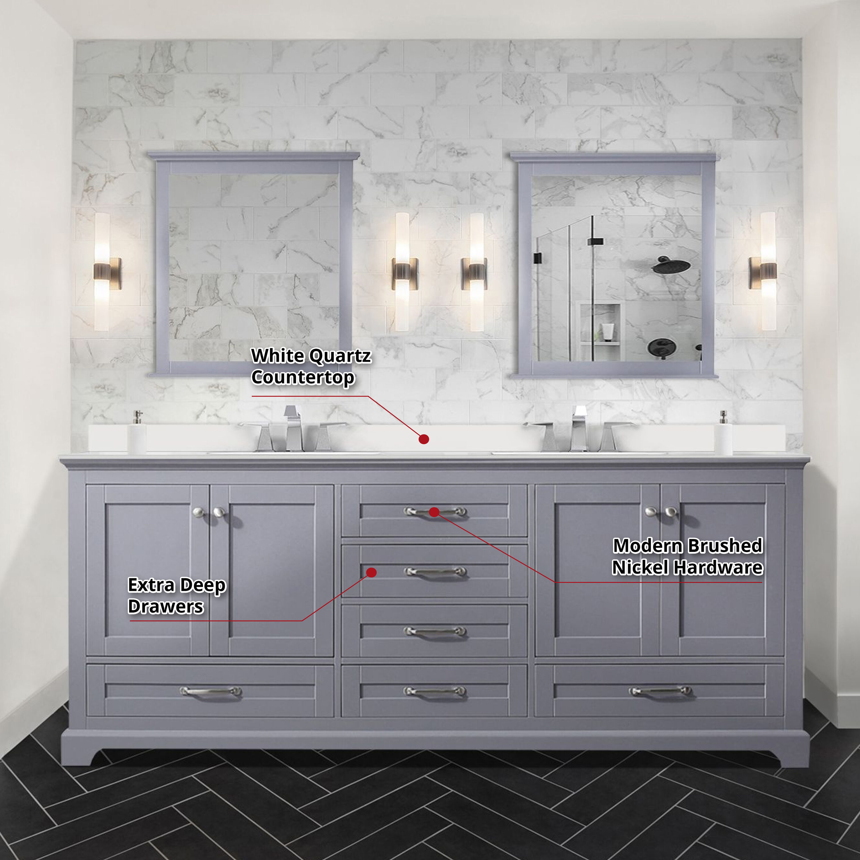 Lexora LD342280DBWQ000 Bath-Vanity-Combo - View #8