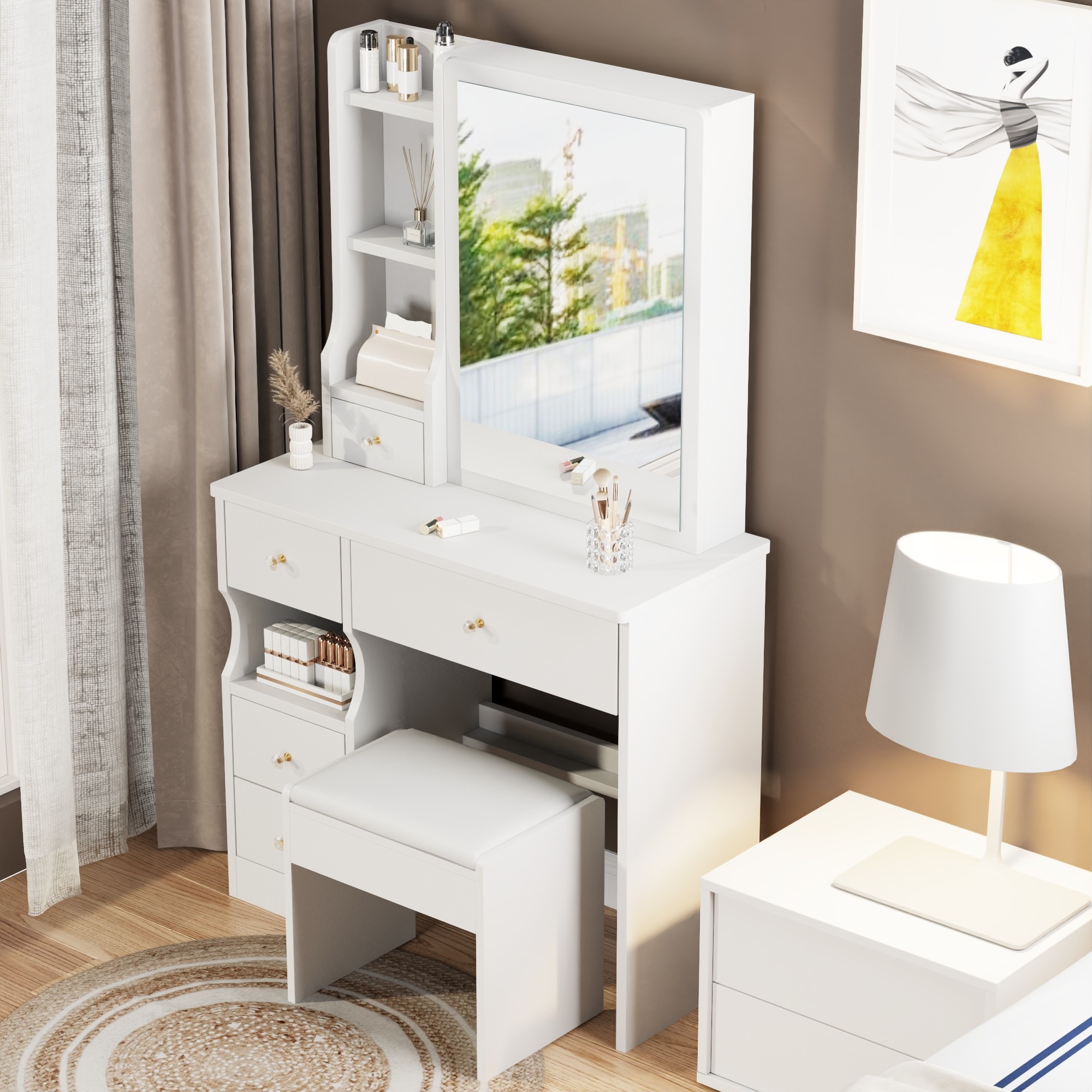 ToolCat PLP1-7-BHH Bedroom-Vanities - View #4