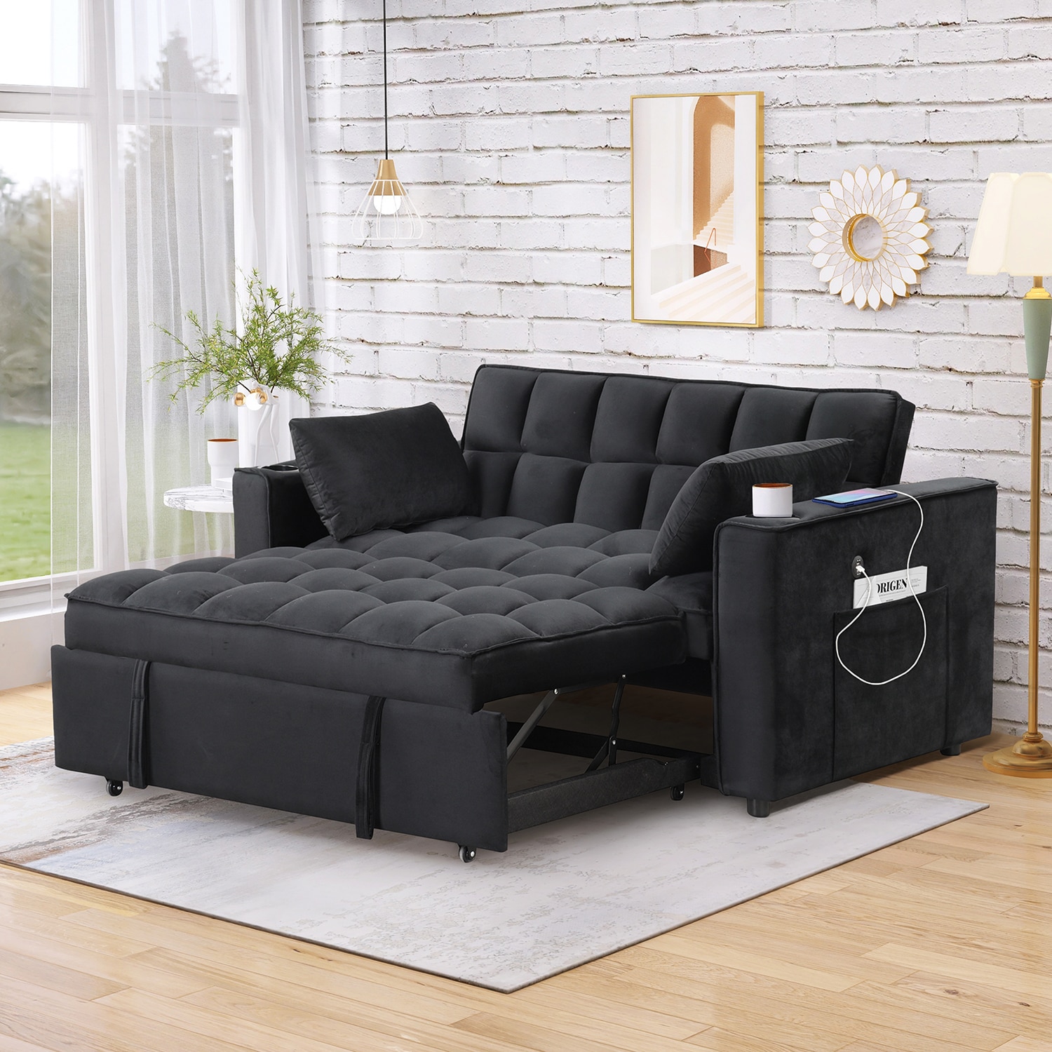 SINOFURN SYA370145BK Sofas-Loveseats - View #2
