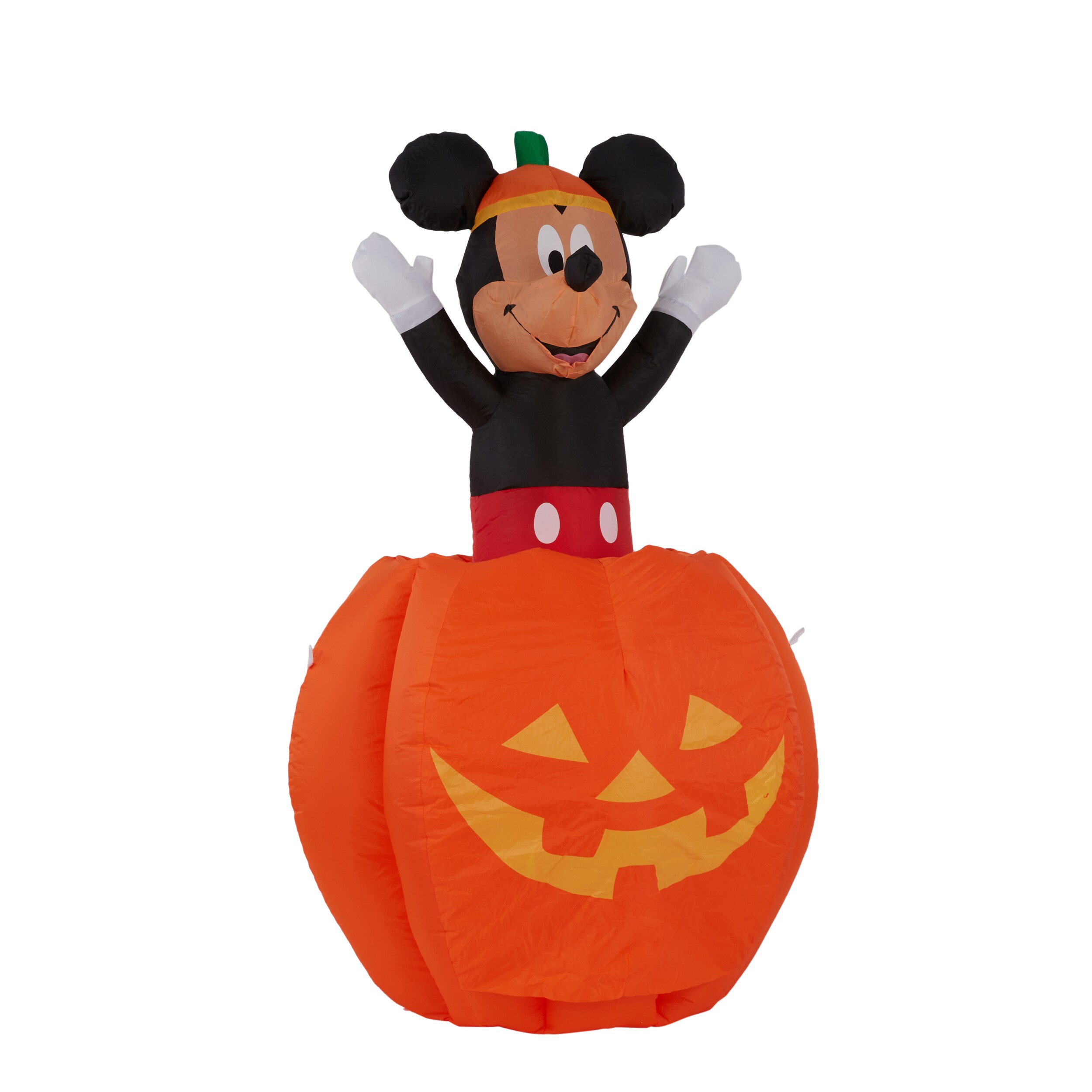 Gemmy Disney Mickey Mouse giant inflatable pumpkin 9.5 foot 2022 ...