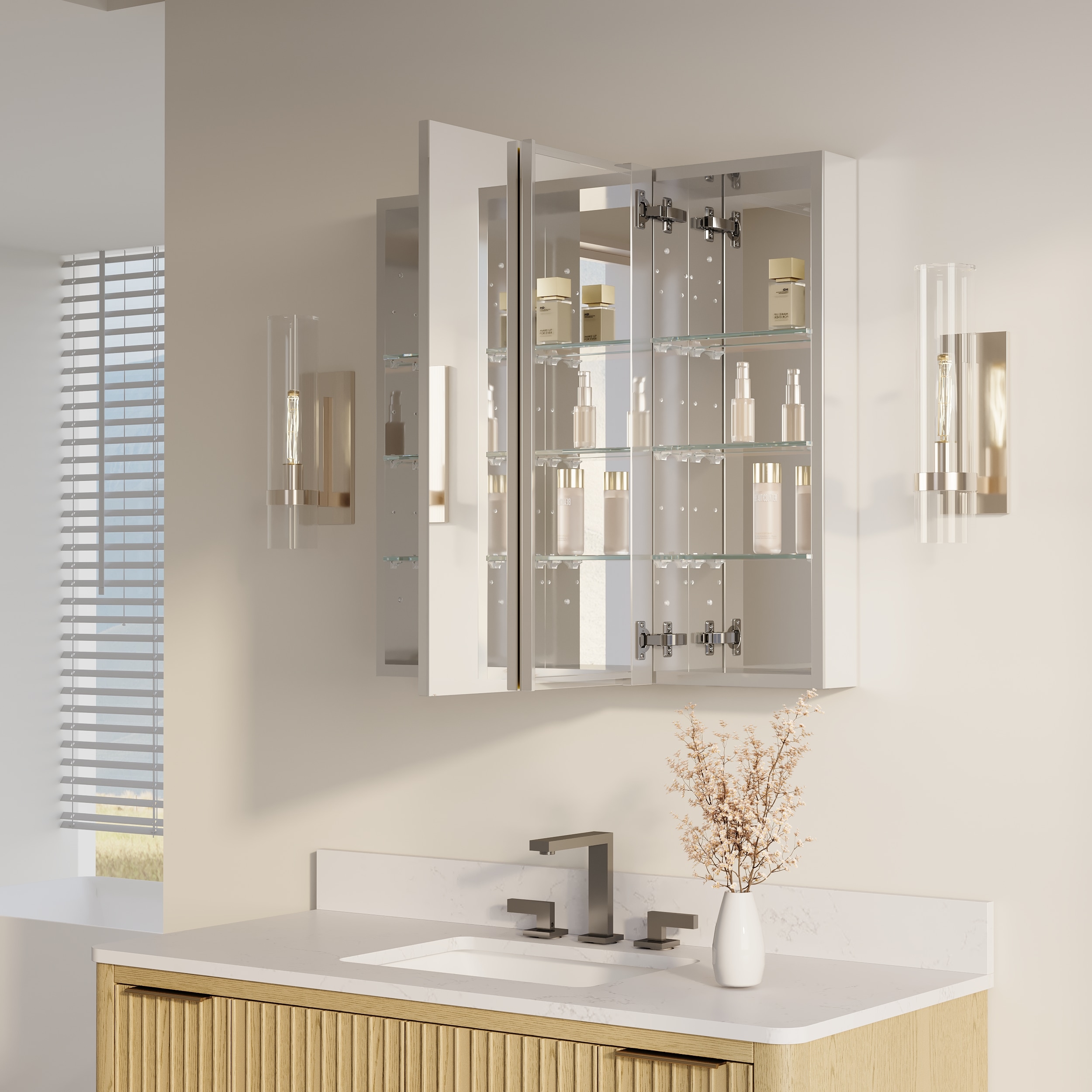 CALVON CLRO-20R12L Bathroom-Medicine-Cabinets - View #2