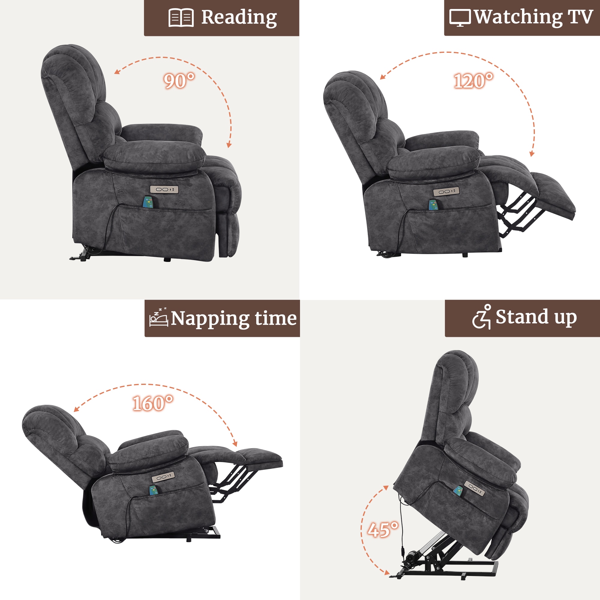 LUE BONA SN-011-01LS recliners - View #5