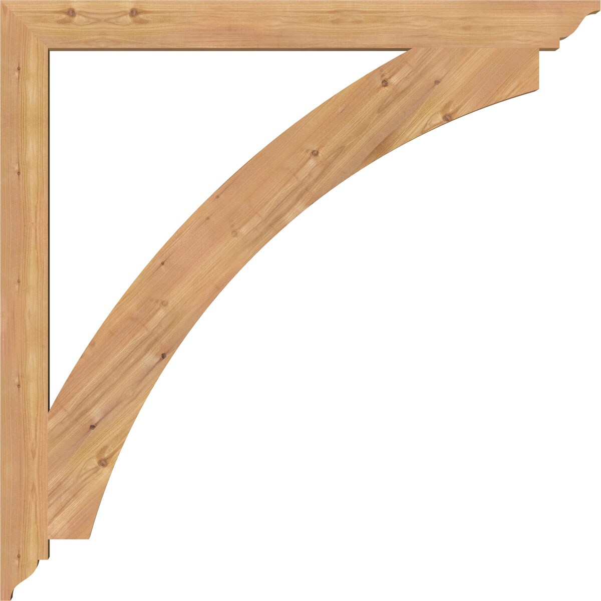 Ekena Millwork BKT04X44X44THR01SWR Exterior-Brackets-Braces - View #3