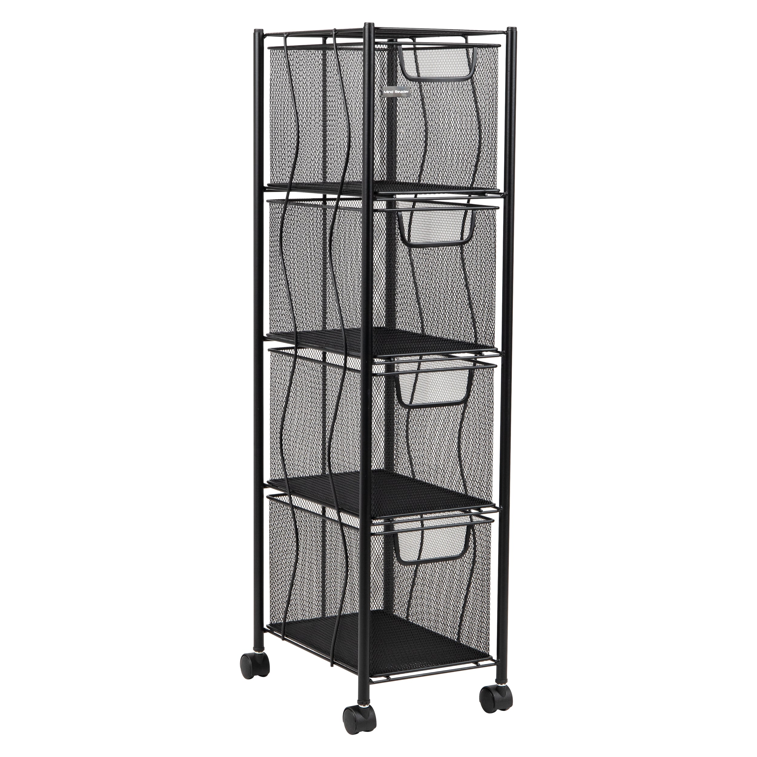 Mind Reader 4OPDR-BLK Office-Carts - View #8