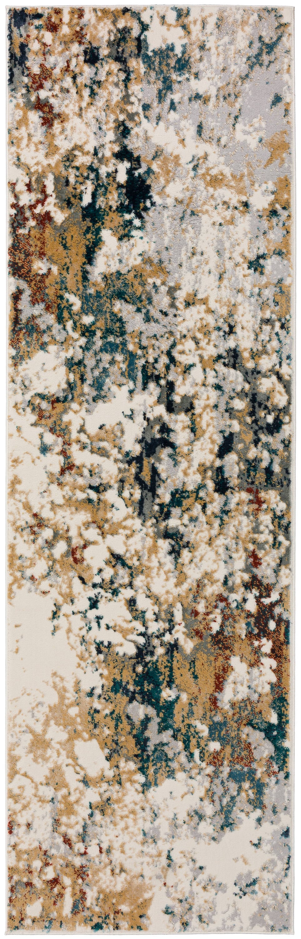 Addison Rugs AGR37EA2X7 Grayson 2 x 7 (ft) Polyester Earth Rectangular Indoor Abstract Mid-Century Modern Runner rug