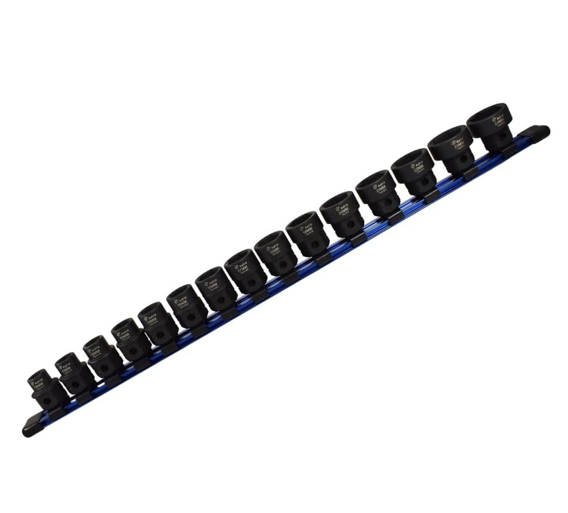 Astro Pneumatic  AST78215 15pc 1/2 Drive Nano Impact Sockets - Metric