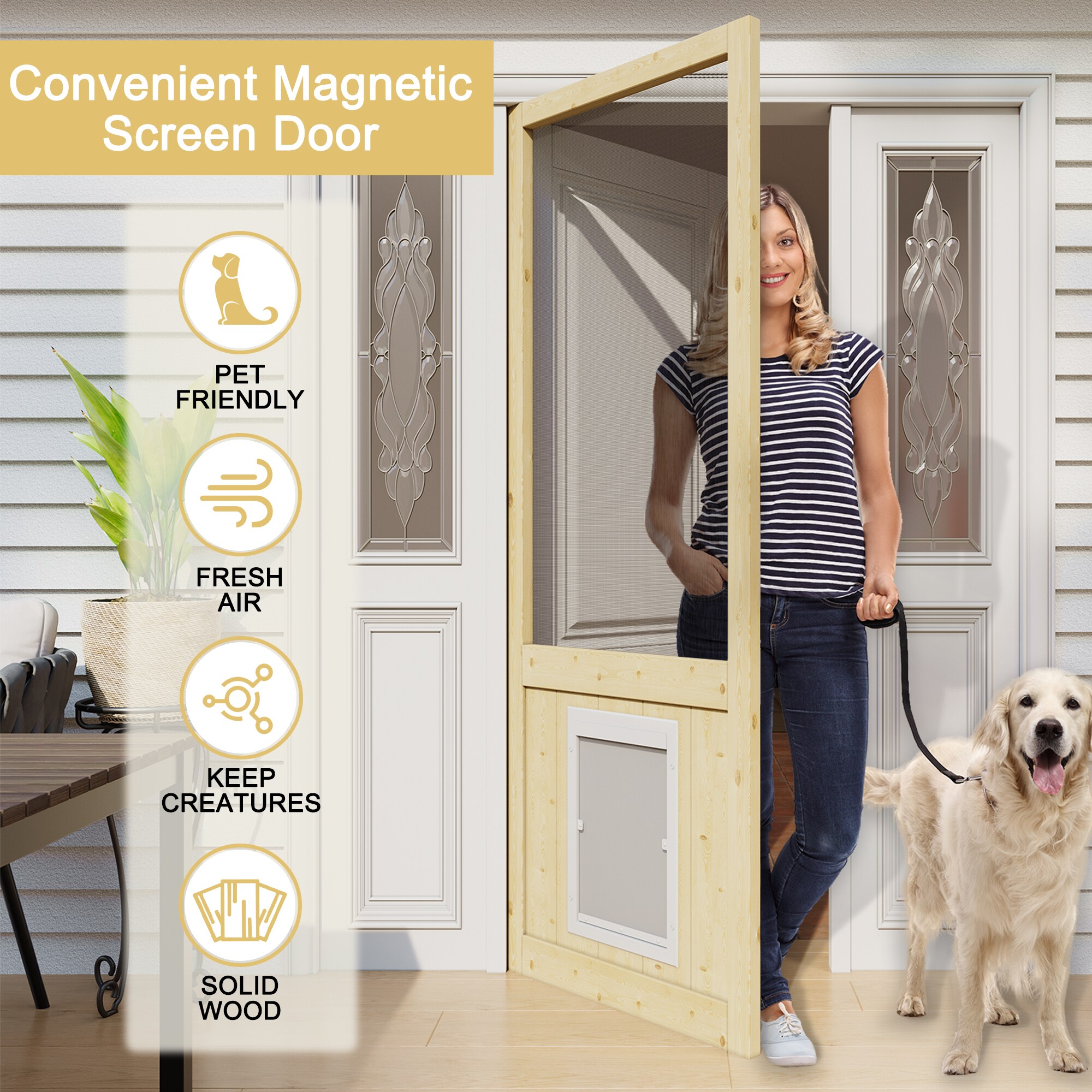 JUJUBON EX-SDPN-DW-30 Screen-Doors - View #8