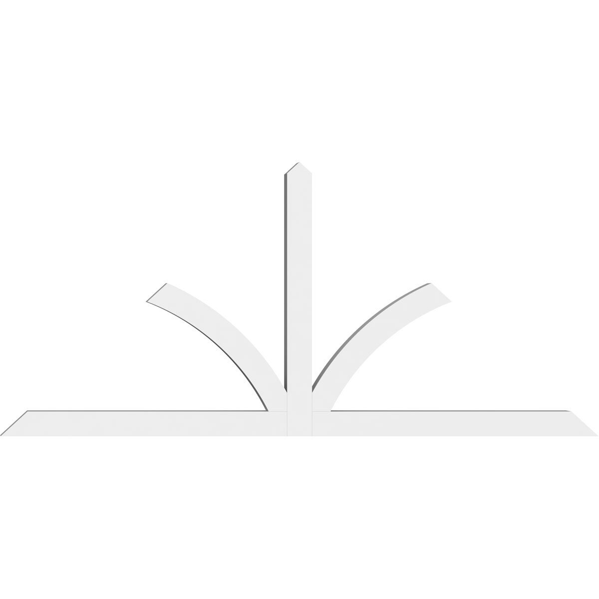 Ekena Millwork GBP096X44X0404RIC00 Exterior-Brackets-Braces - View #2