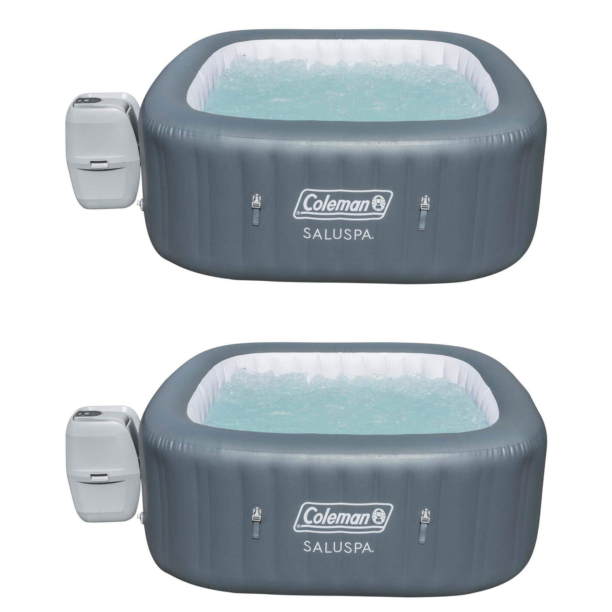 Coleman 125185 4-Person Inflatable Square Hot Tub