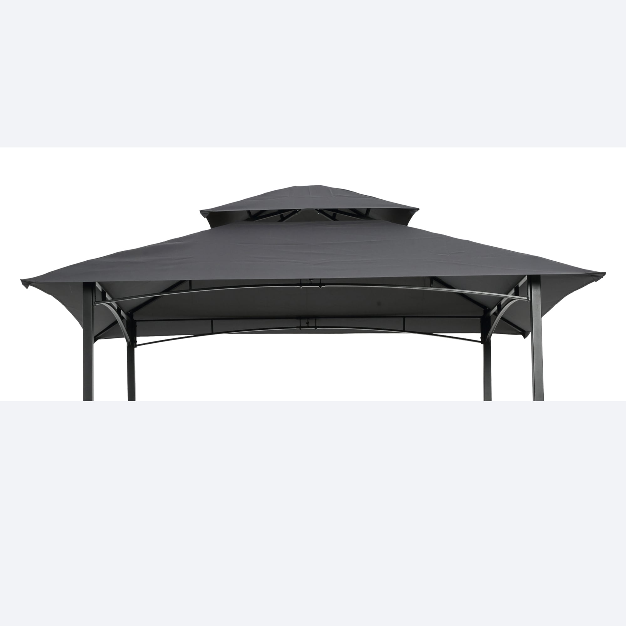 Siavonce - 5-ft x 8-ft Gray Gazebo replacement canopy top
